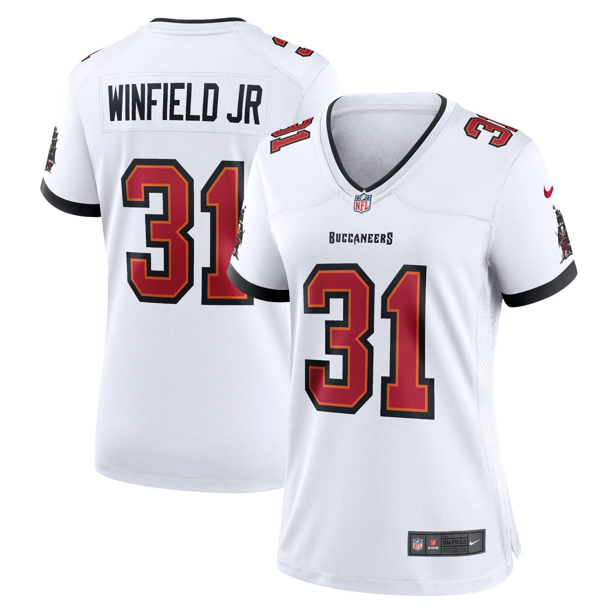 Women's Tampa Bay Buccaneers White Game Jersey