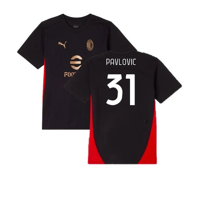 Men's Trainings AC Milan 2024/25 Black Training Jersey