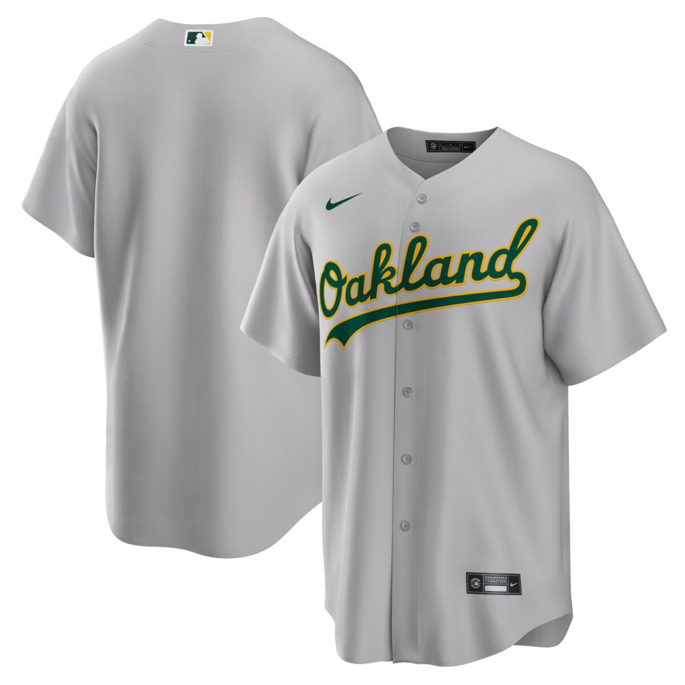 Men's Oakland Athletics Gray Replica Jersey
