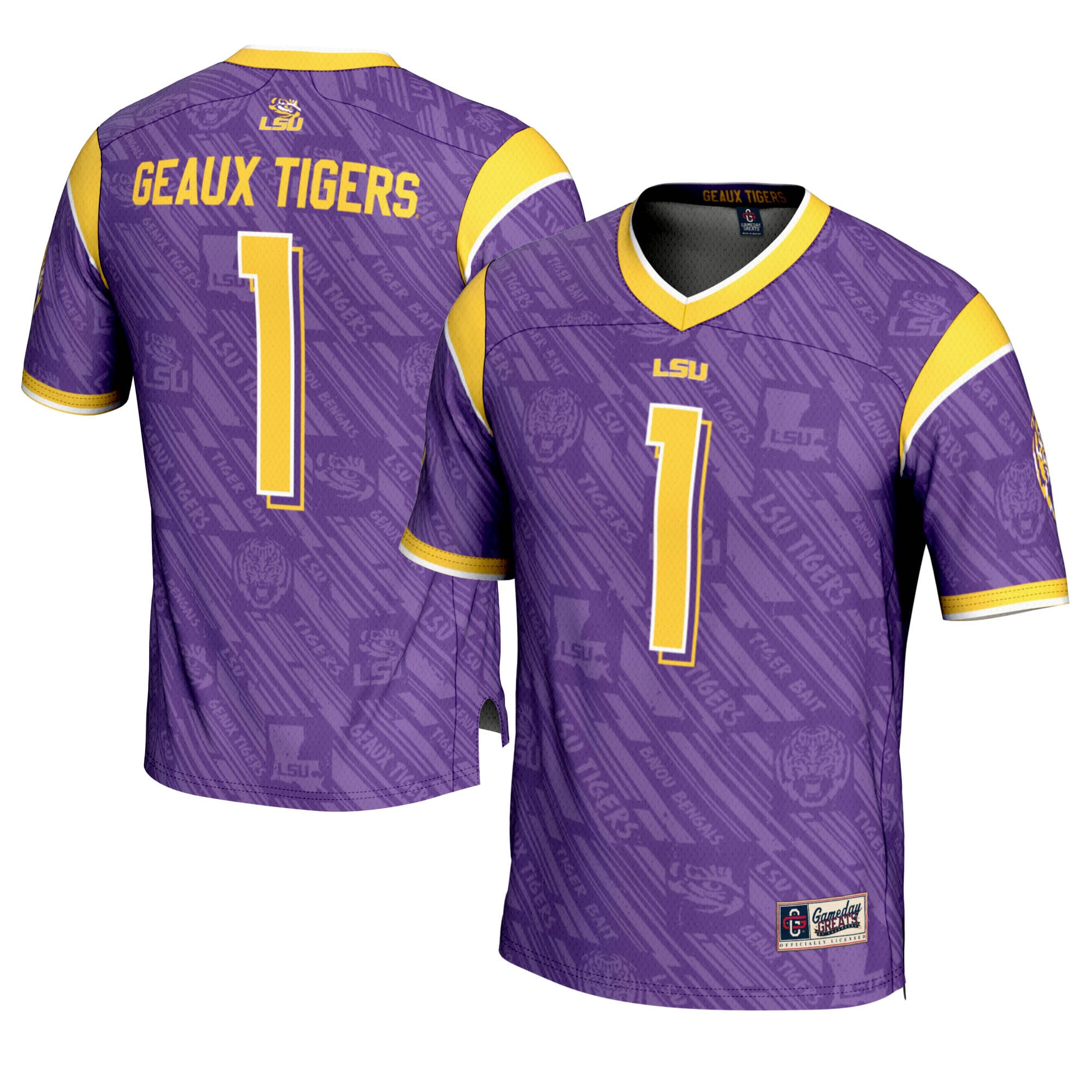 Kids' LSU Tigers Purple Fashion Jersey