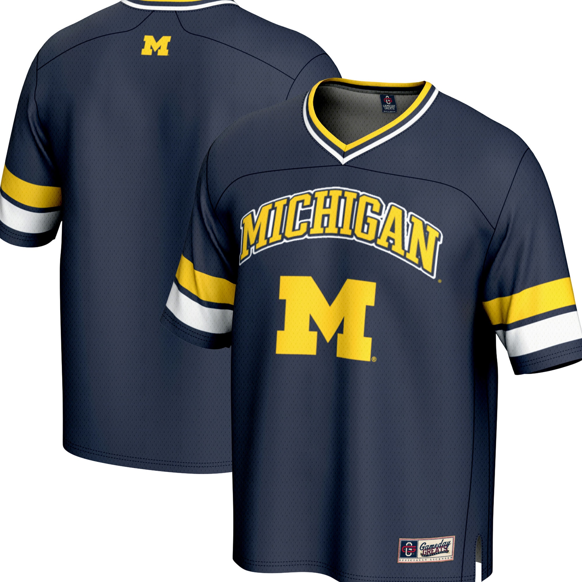 Men's Michigan Wolverines Navy Jersey
