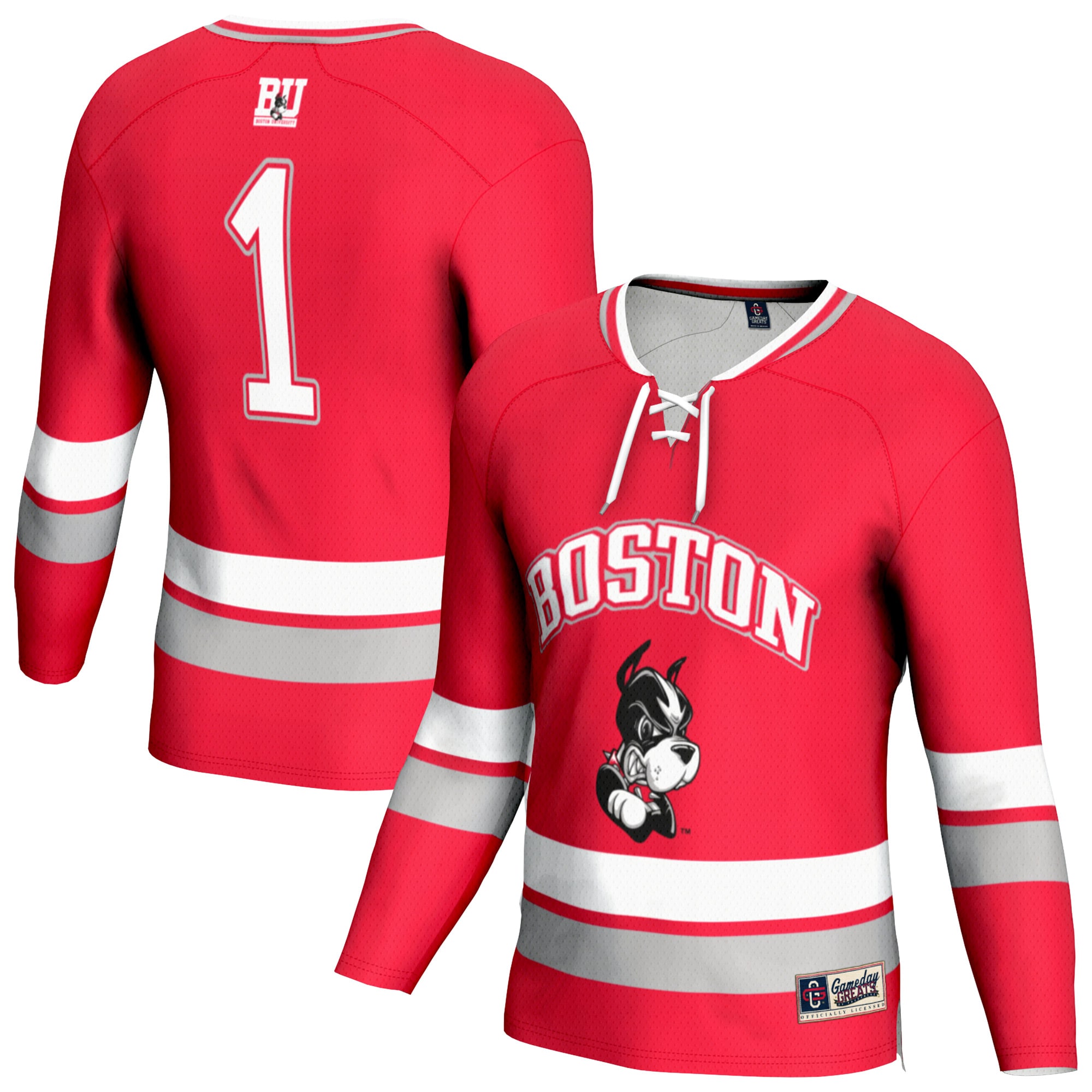 Kids' Boston University Scarlet Fashion Jersey