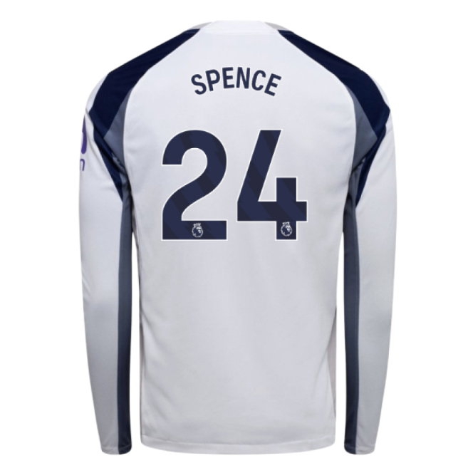 Men's Tottenham 2025/26 Home Long Sleeve Jersey