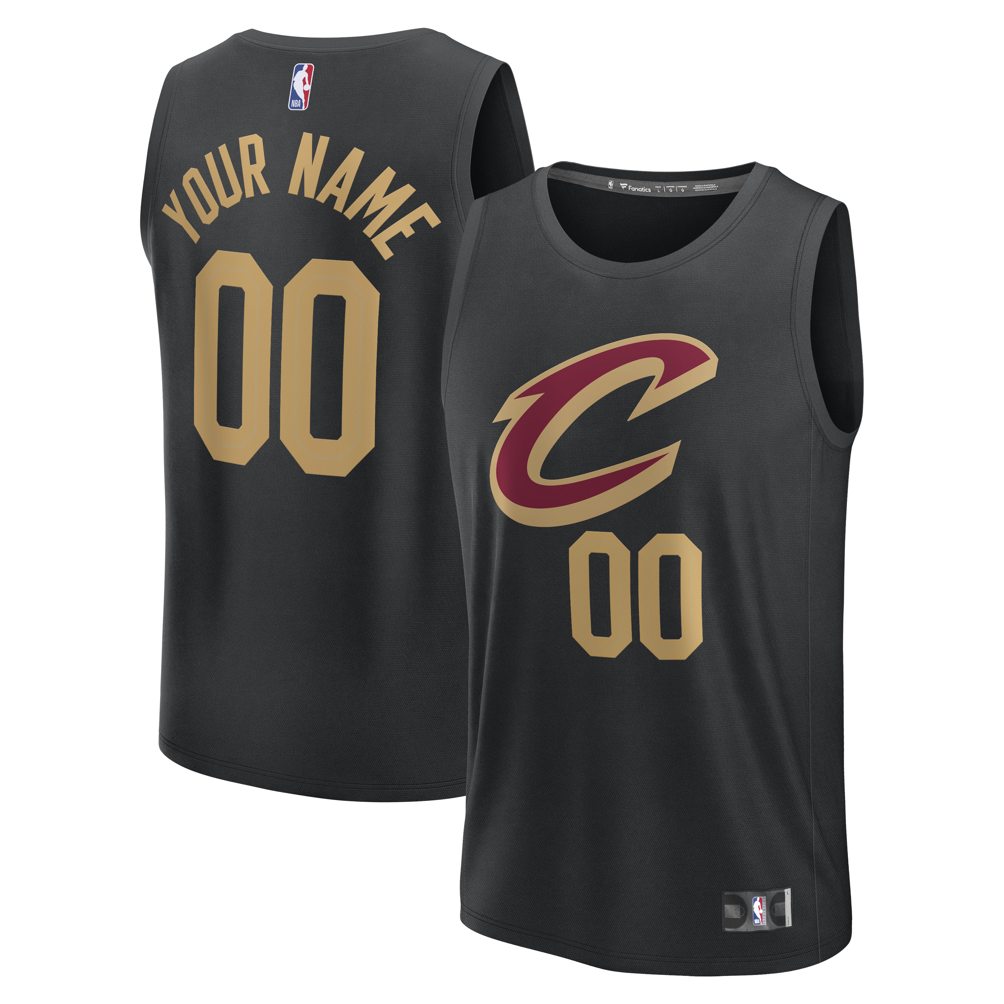 Kids' Cleveland Cavaliers Black Statement Jersey