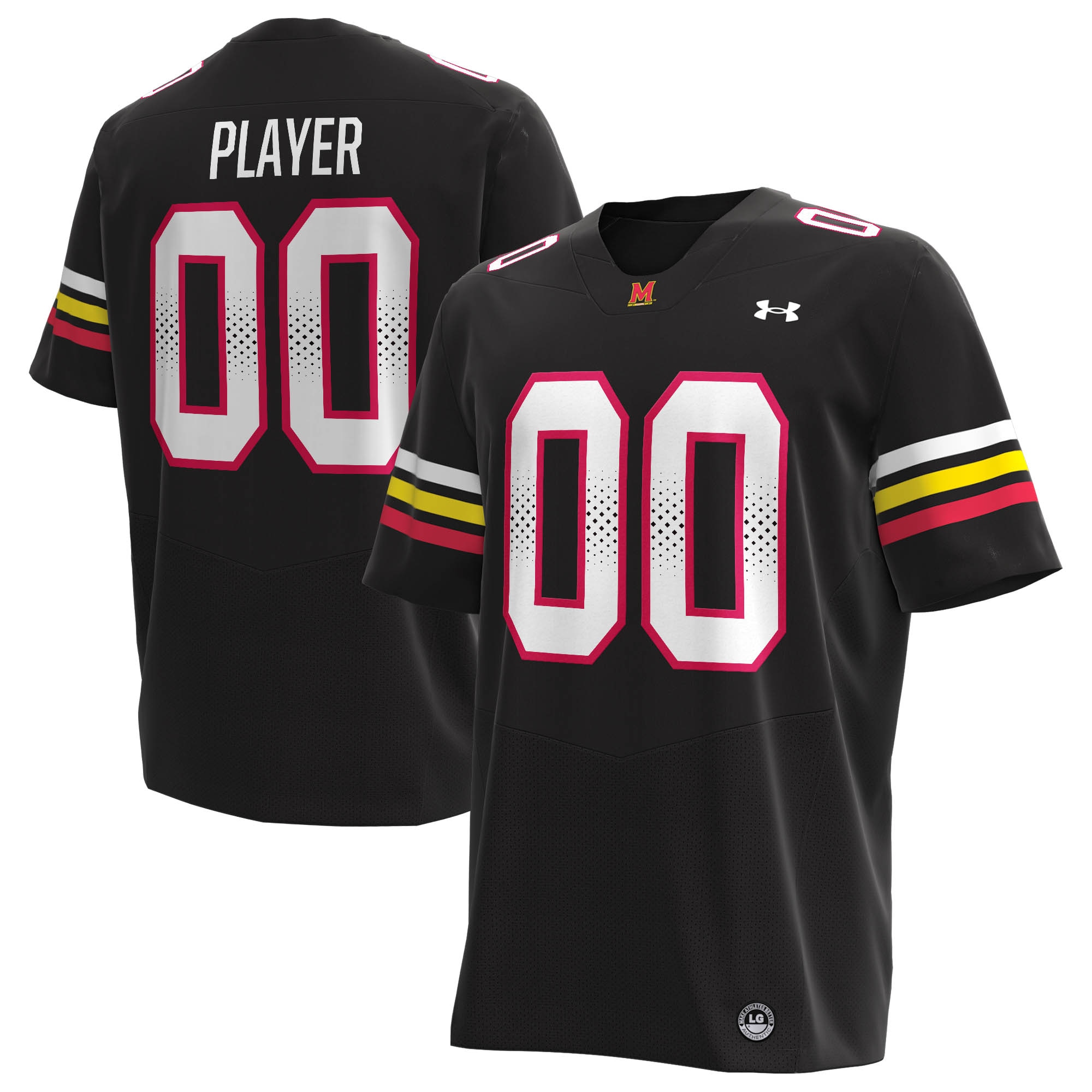 Men's Maryland Terrapins Black Player Jersey