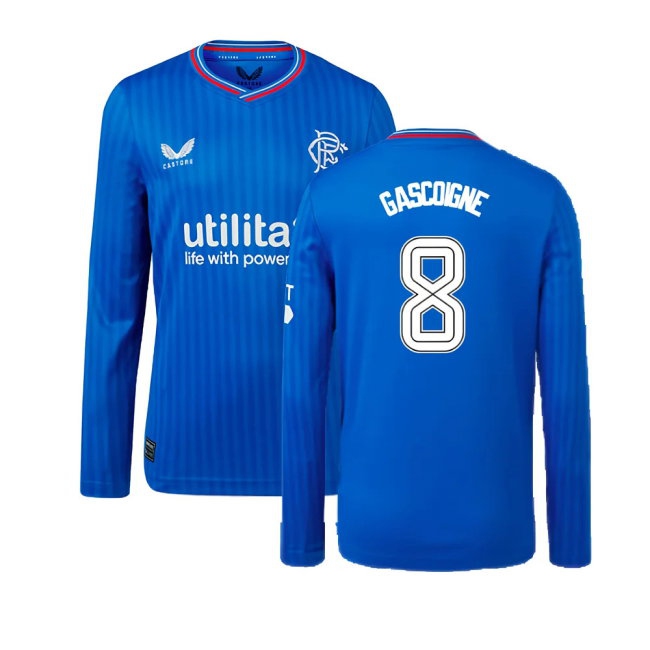 Men's Rangers 2023/24 Home Long Sleeve Jersey