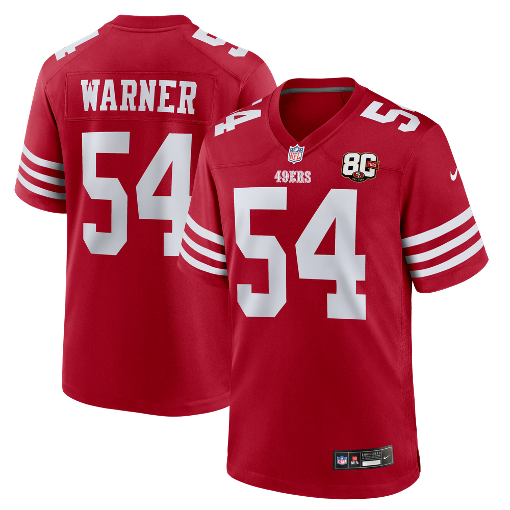 Kids' San Francisco 49ers Scarlet Anniversary Game Jersey