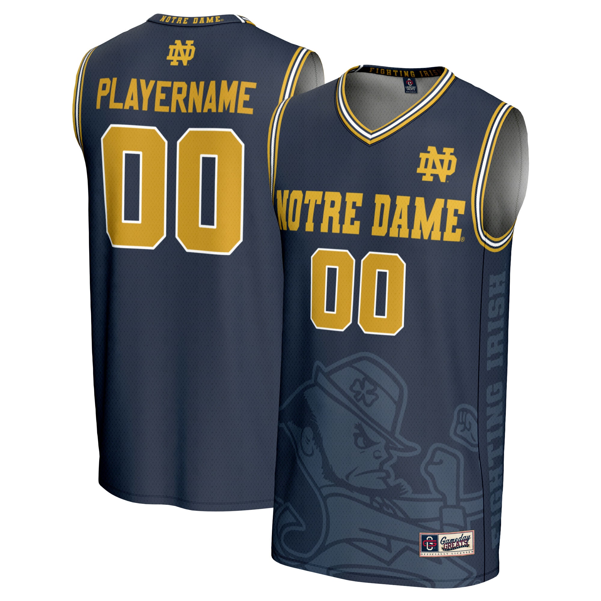 Women's Notre Dame Fighting Irish Navy Icon Player Jersey