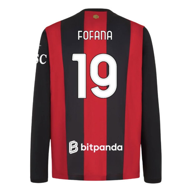 Women's AC Milan 2026/27 Home Long Sleeve Jersey