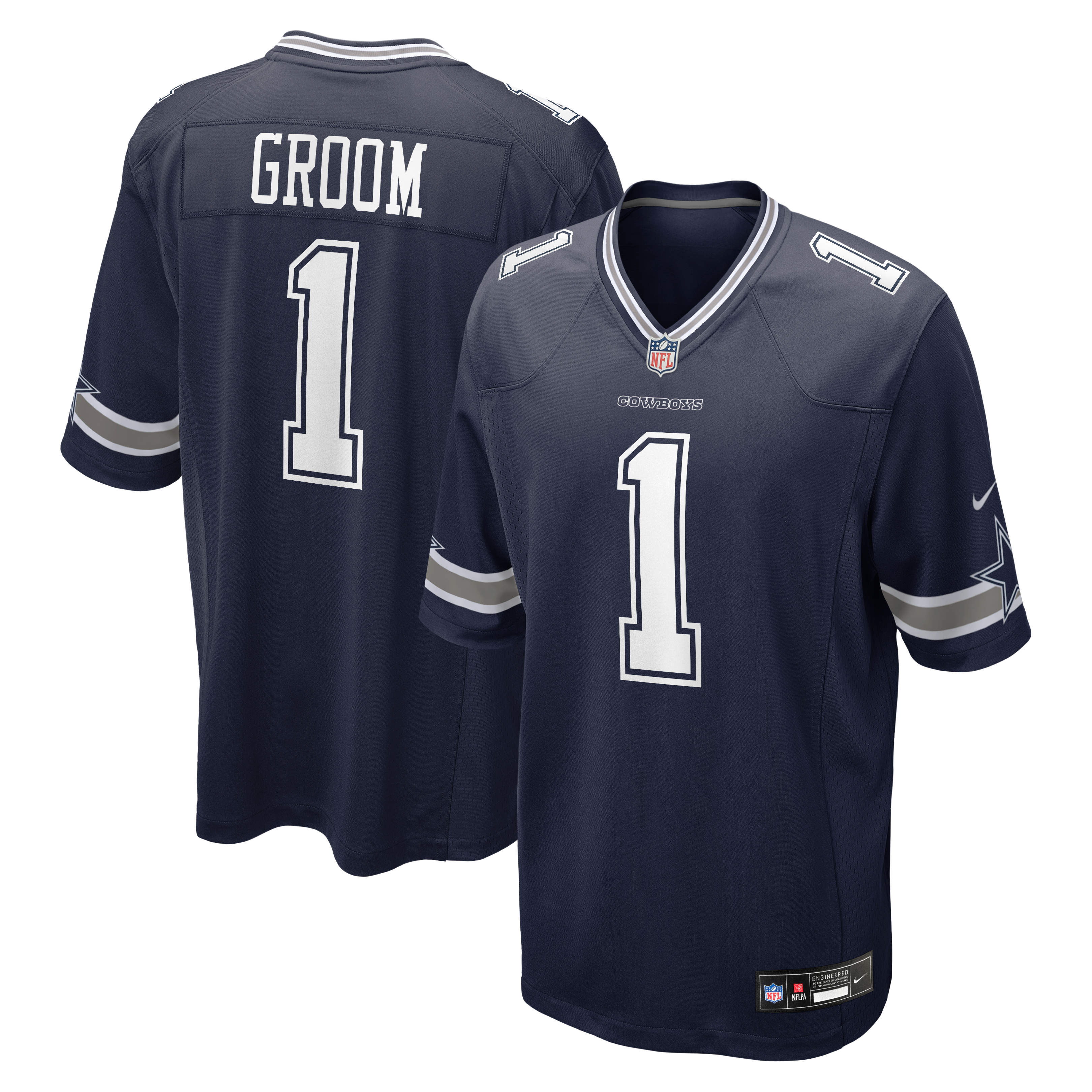 Men's Dallas Cowboys Navy Game Jersey