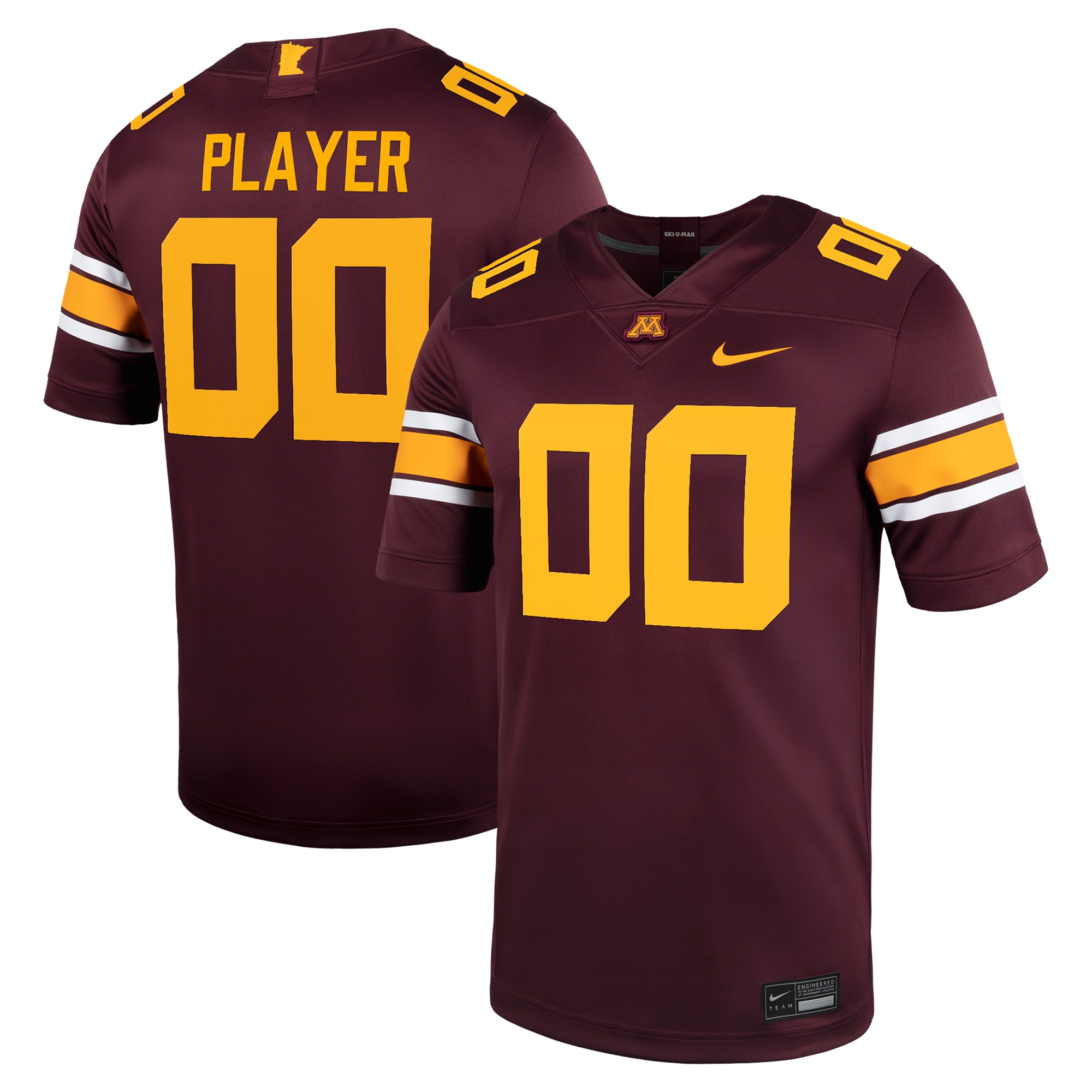 Men's Minnesota Golden Gophers Maroon Player Jersey
