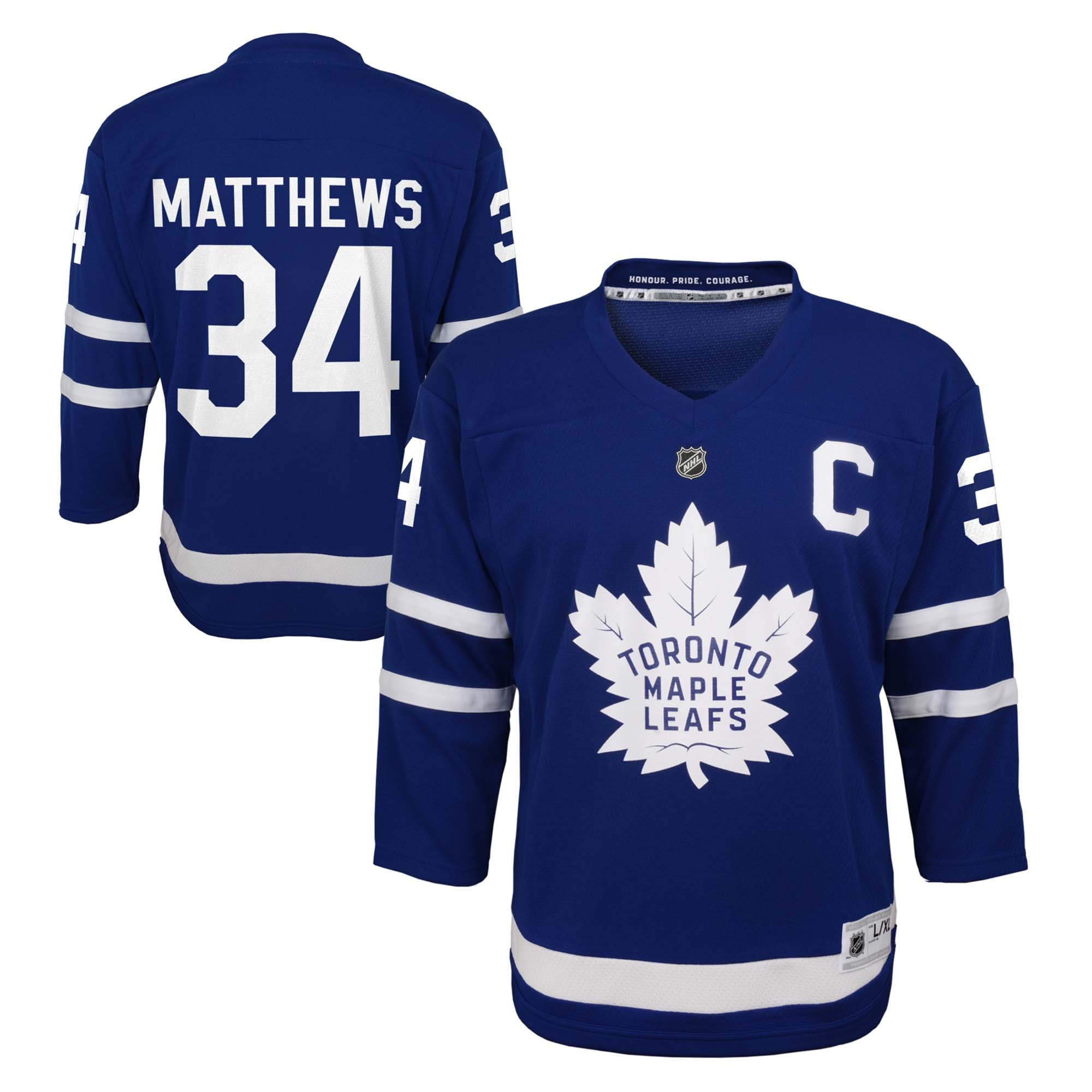 Kids' Toronto Maple Leafs Royal Replica Jersey