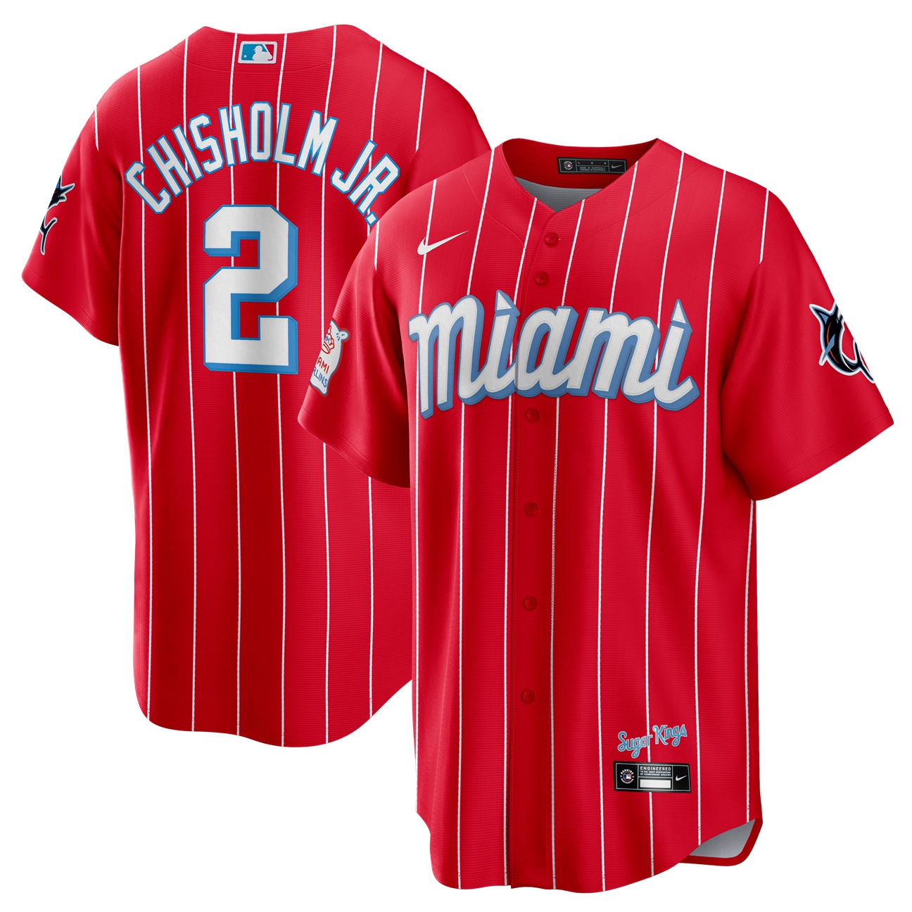 Women's Miami Marlins Red City Replica Jersey