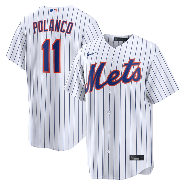 Kids' New York Mets White Replica Jersey