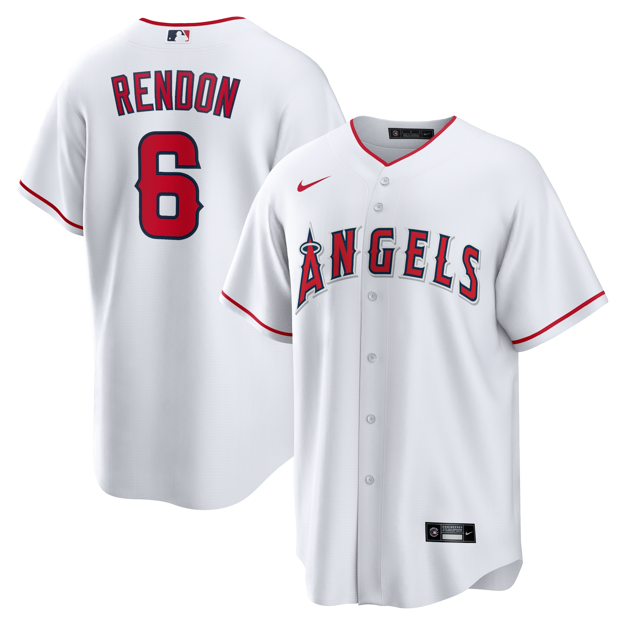 Kids' Los Angeles Angels White Player Jersey