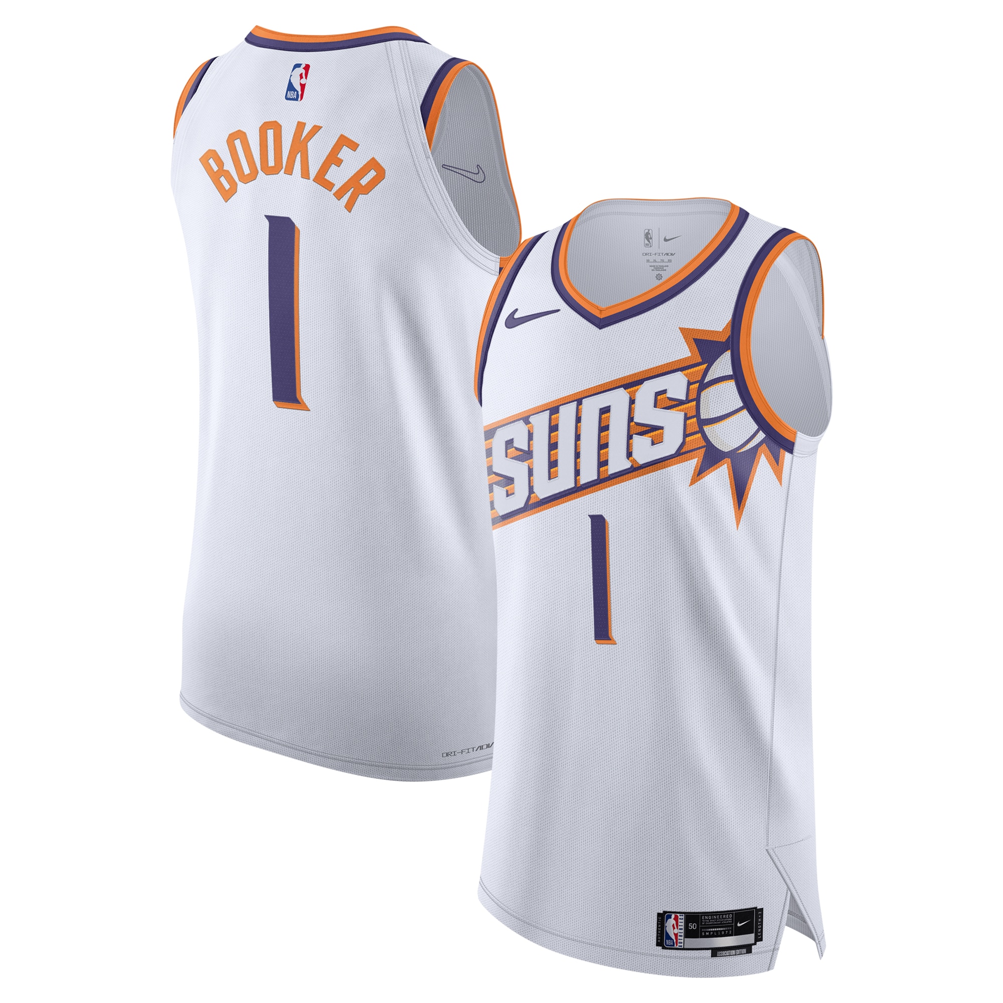Kids' Phoenix Suns White Jersey