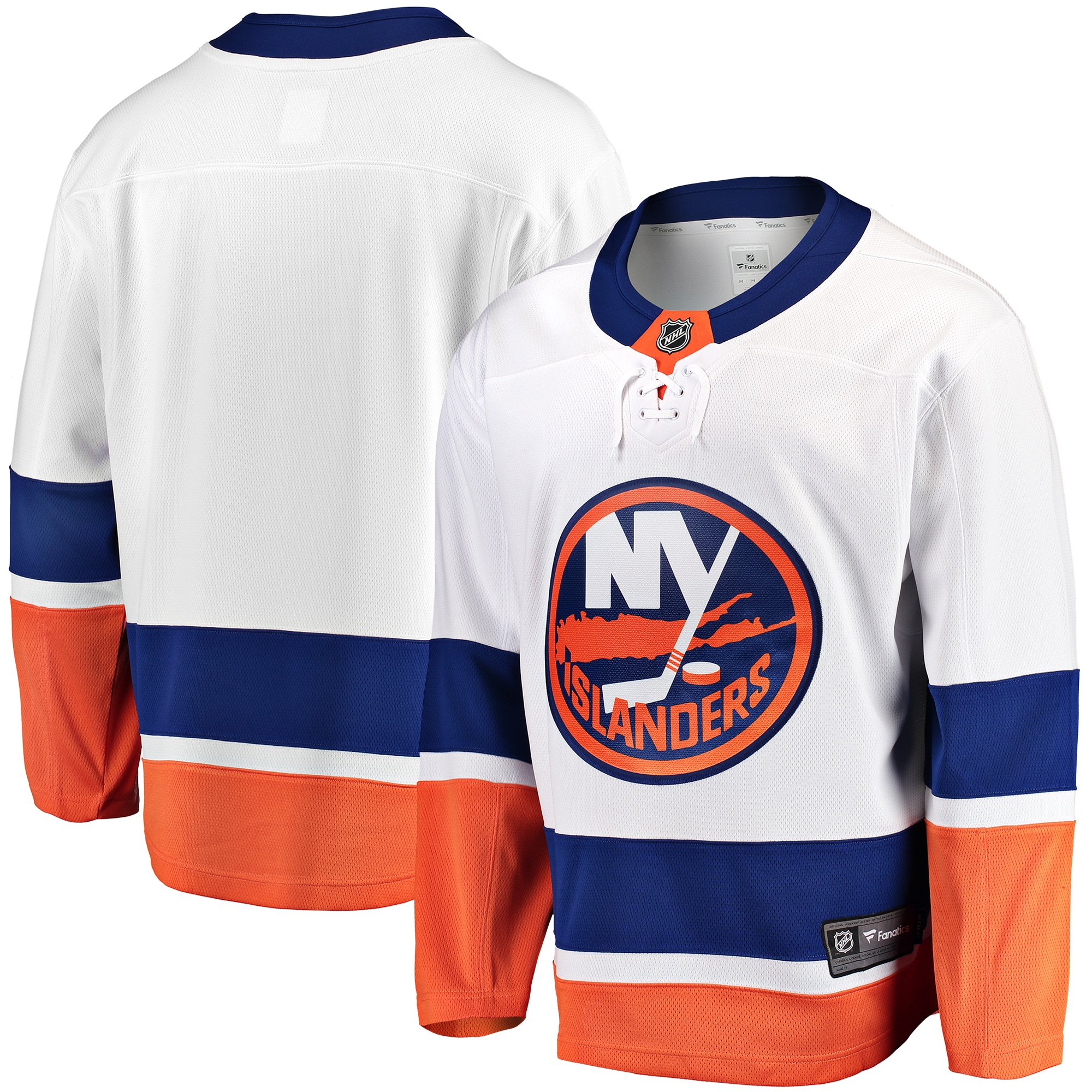 Kids' New York Islanders White Away Jersey