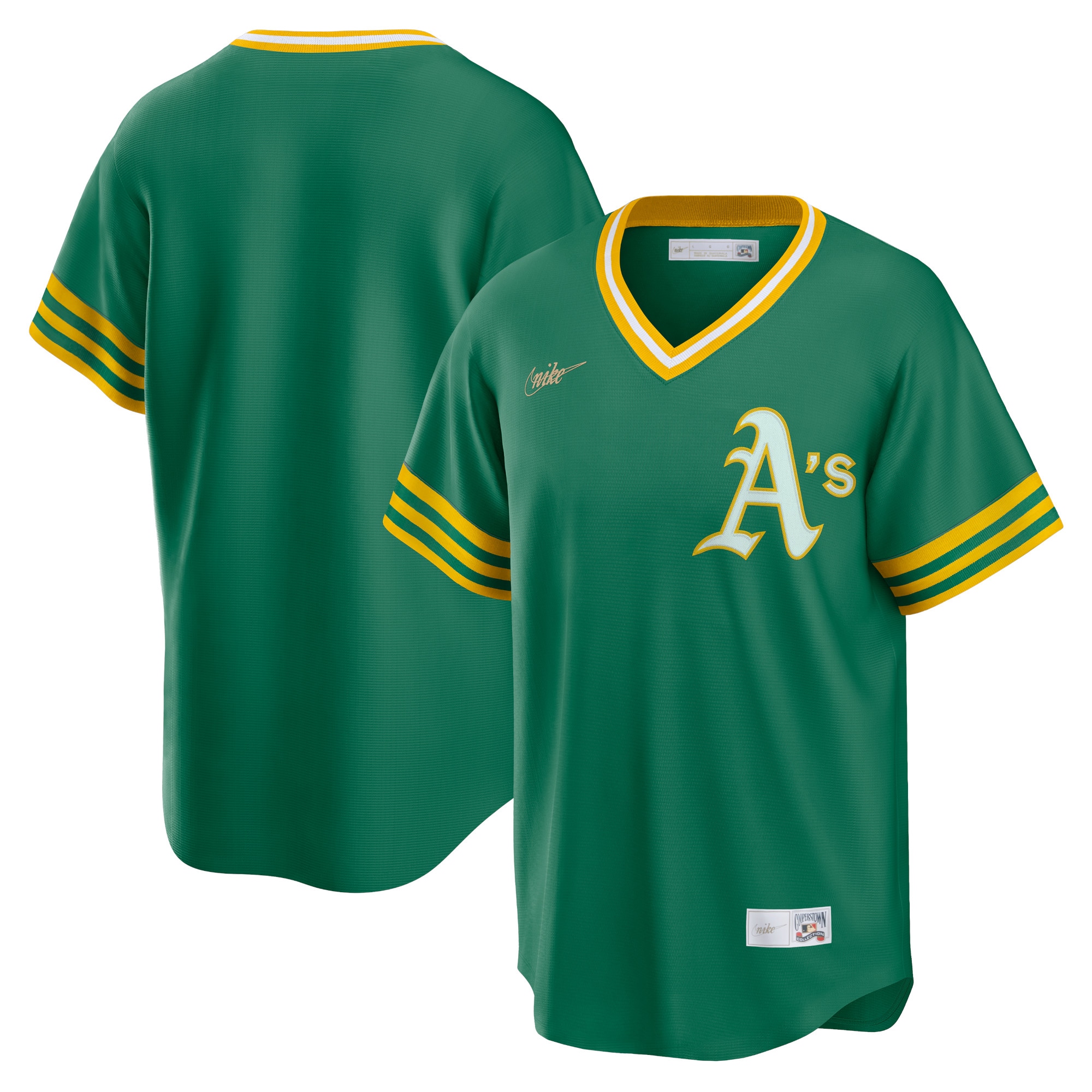 Kids' Athletics Road Cooperstown Kelly Jersey