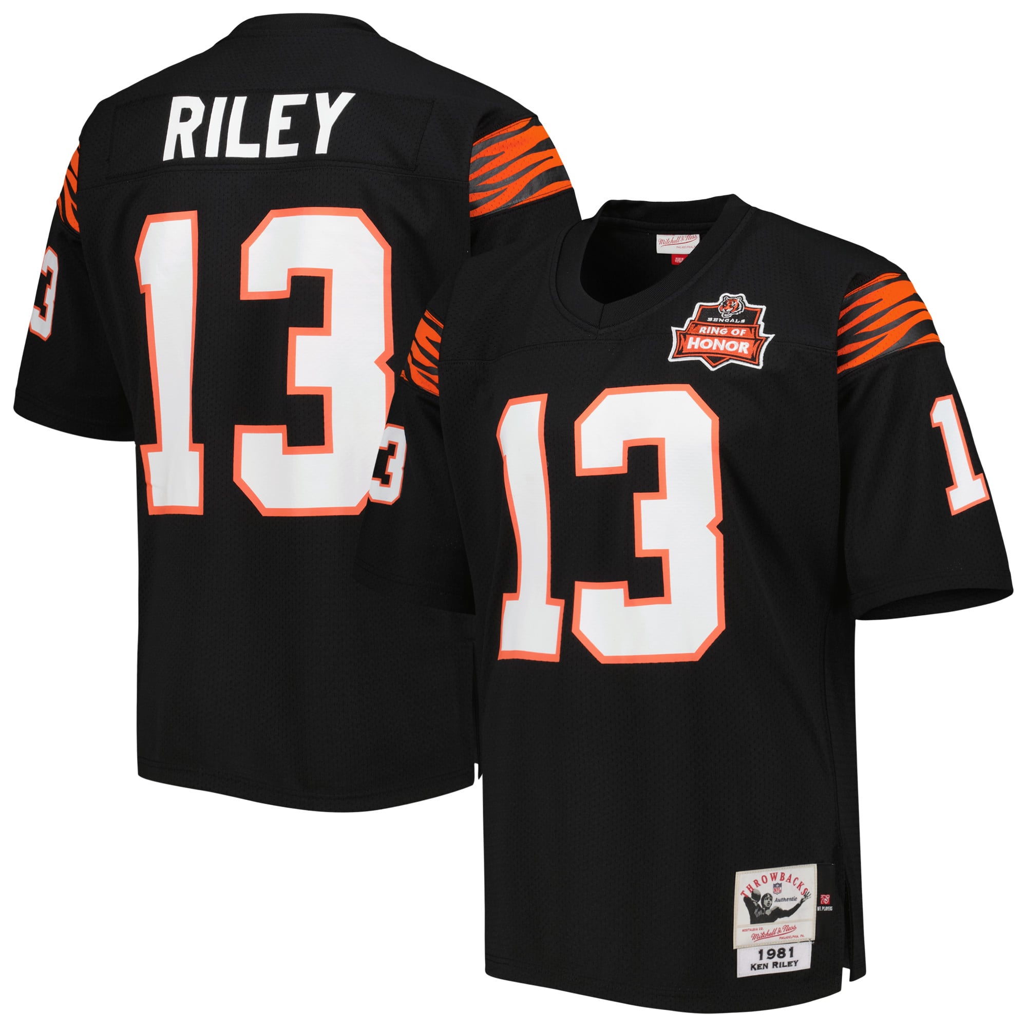 Women's Cincinnati Bengals Black Throwback Player Jersey