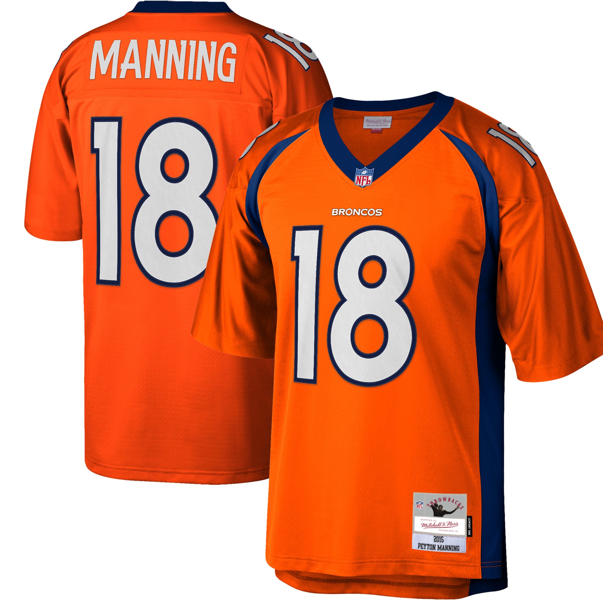 Men's Denver Broncos Orange Player Jersey
