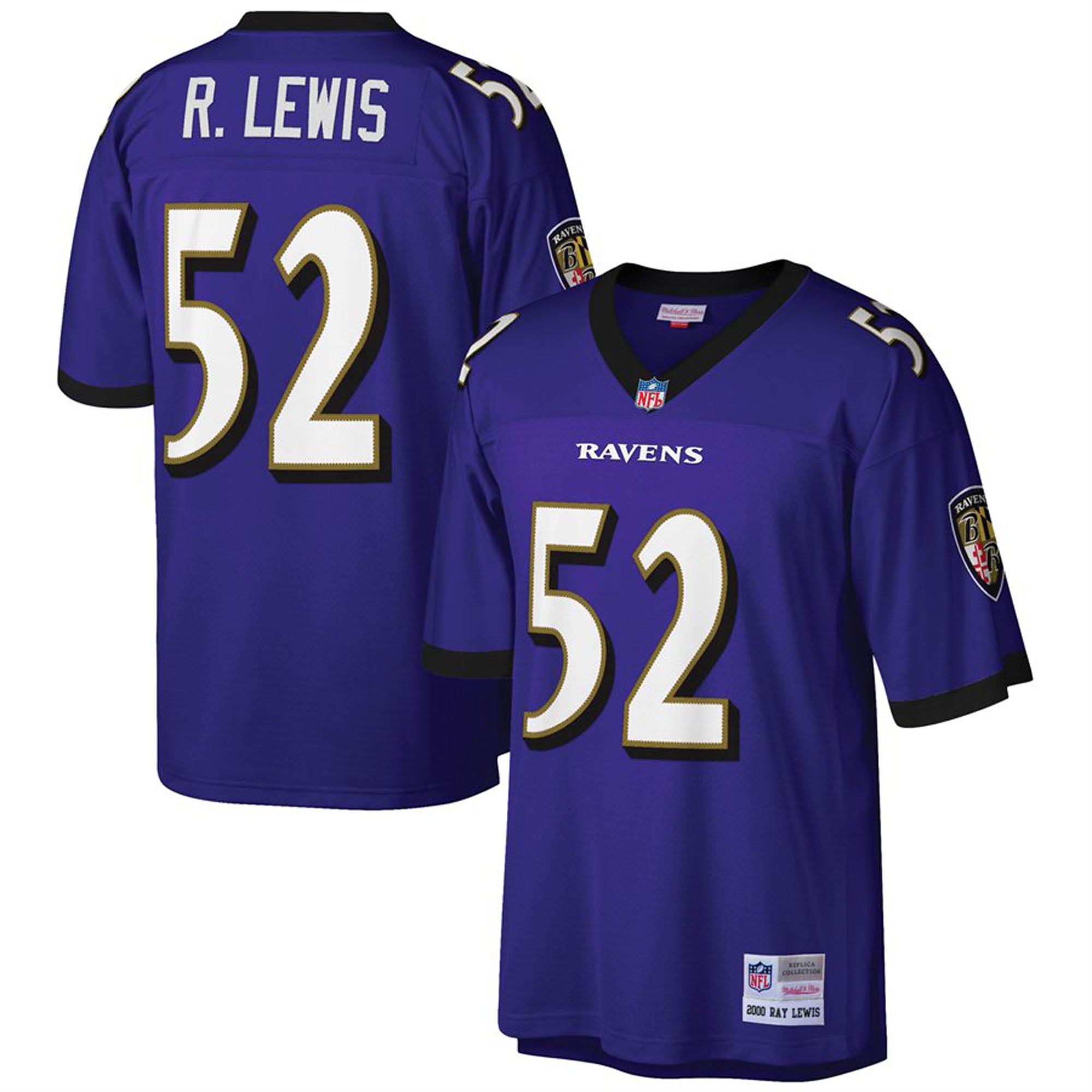 Kids' Baltimore Ravens Purple Player Jersey