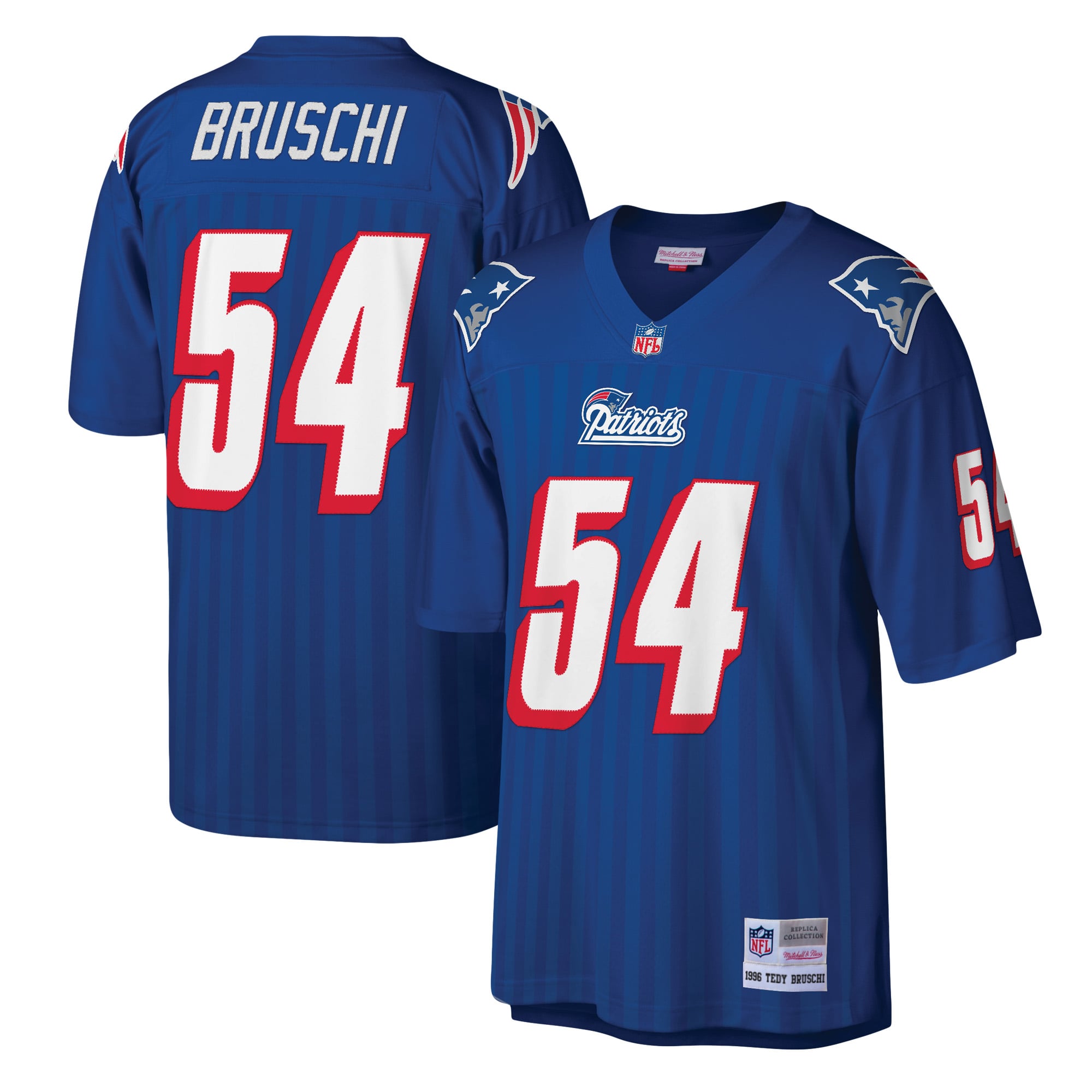Men's New England Patriots Royal Replica Jersey