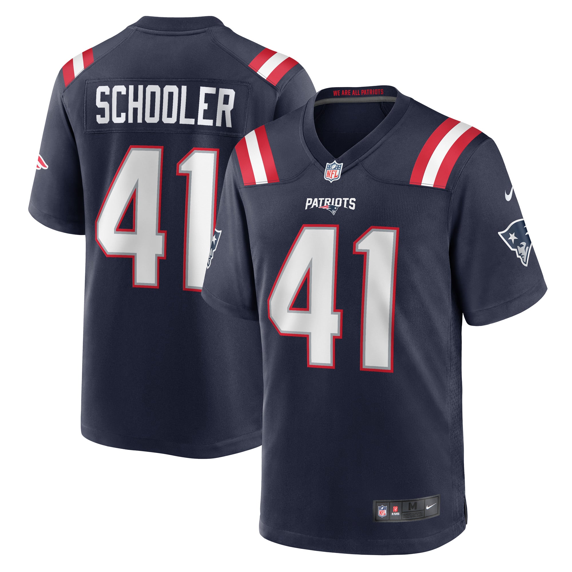 Men's New England Patriots Navy Player Jersey