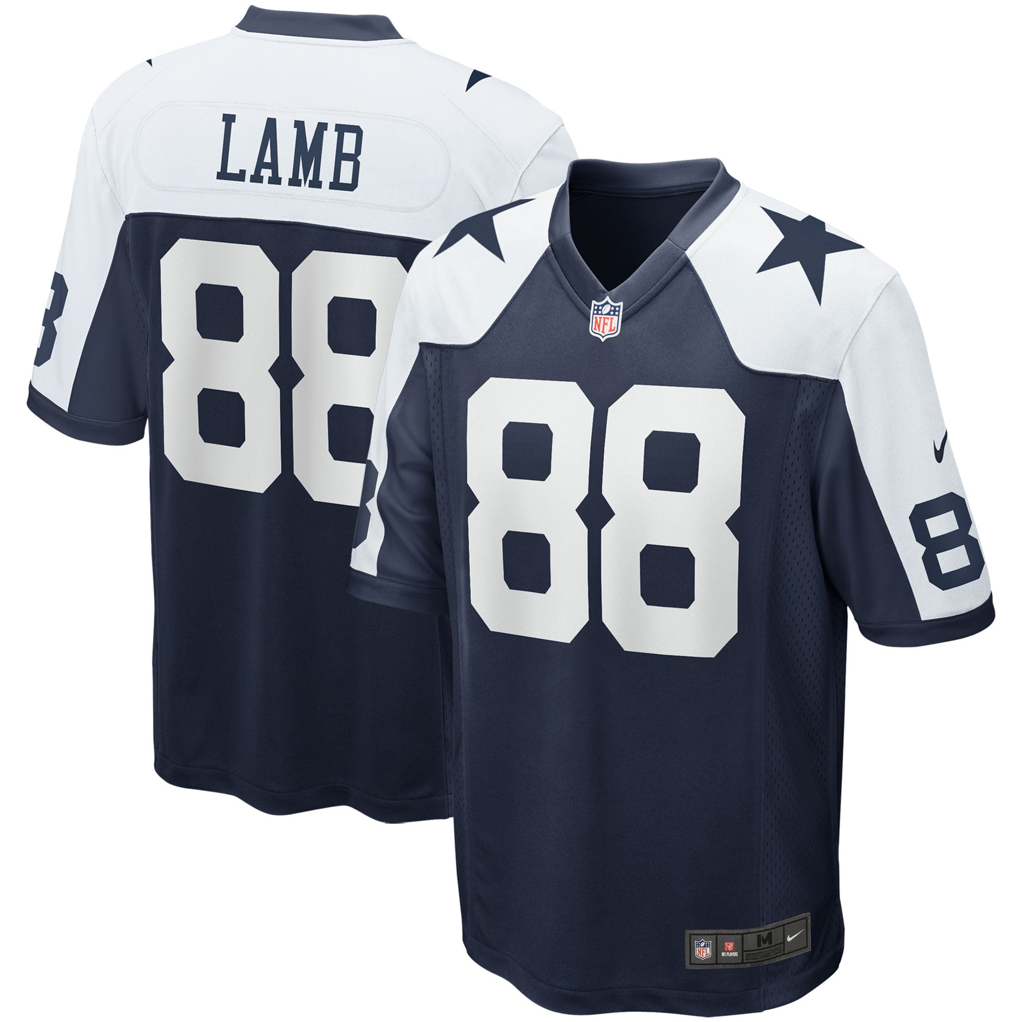 Men's Dallas Cowboys Navy Game Jersey