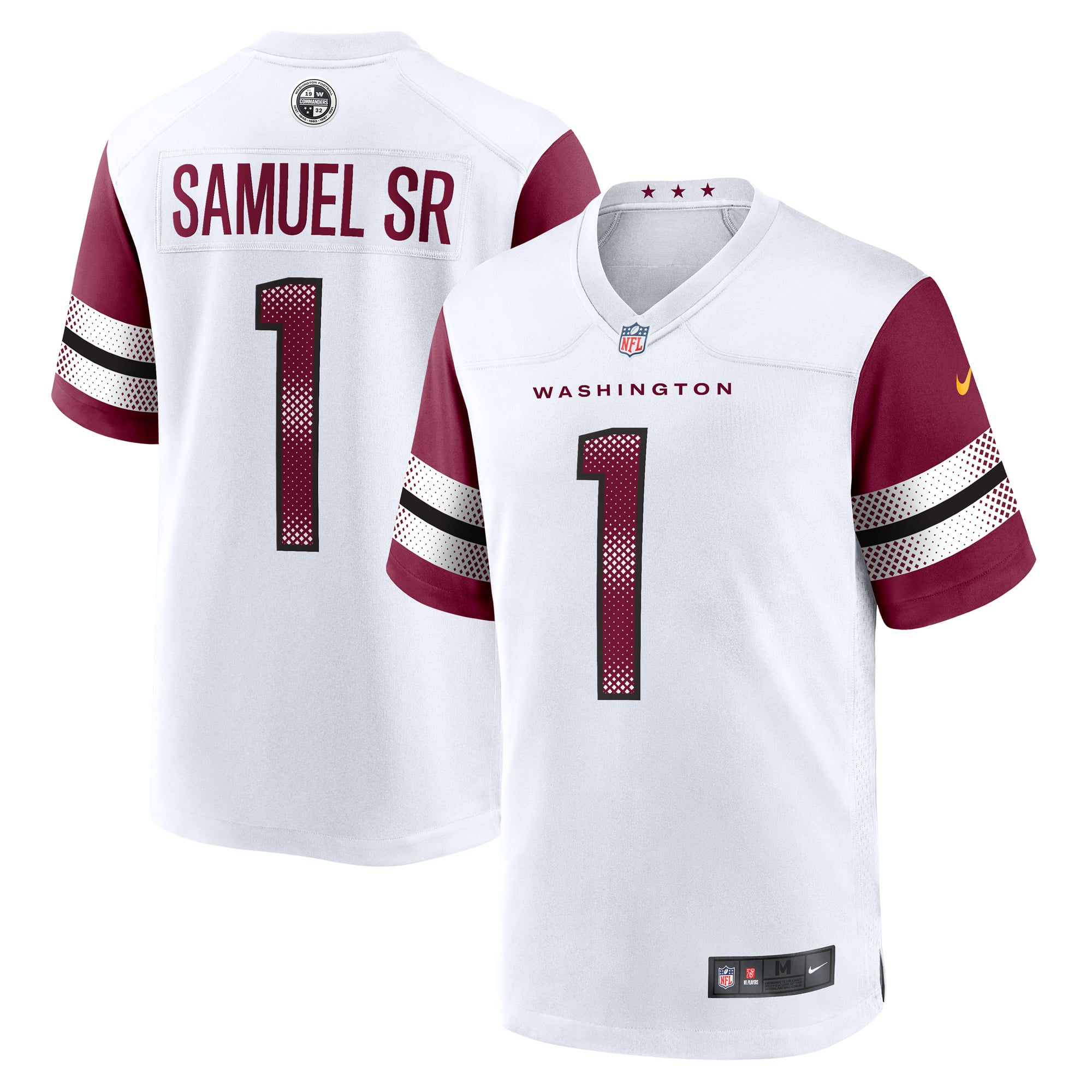 Men's Washington Commanders White Player Jersey