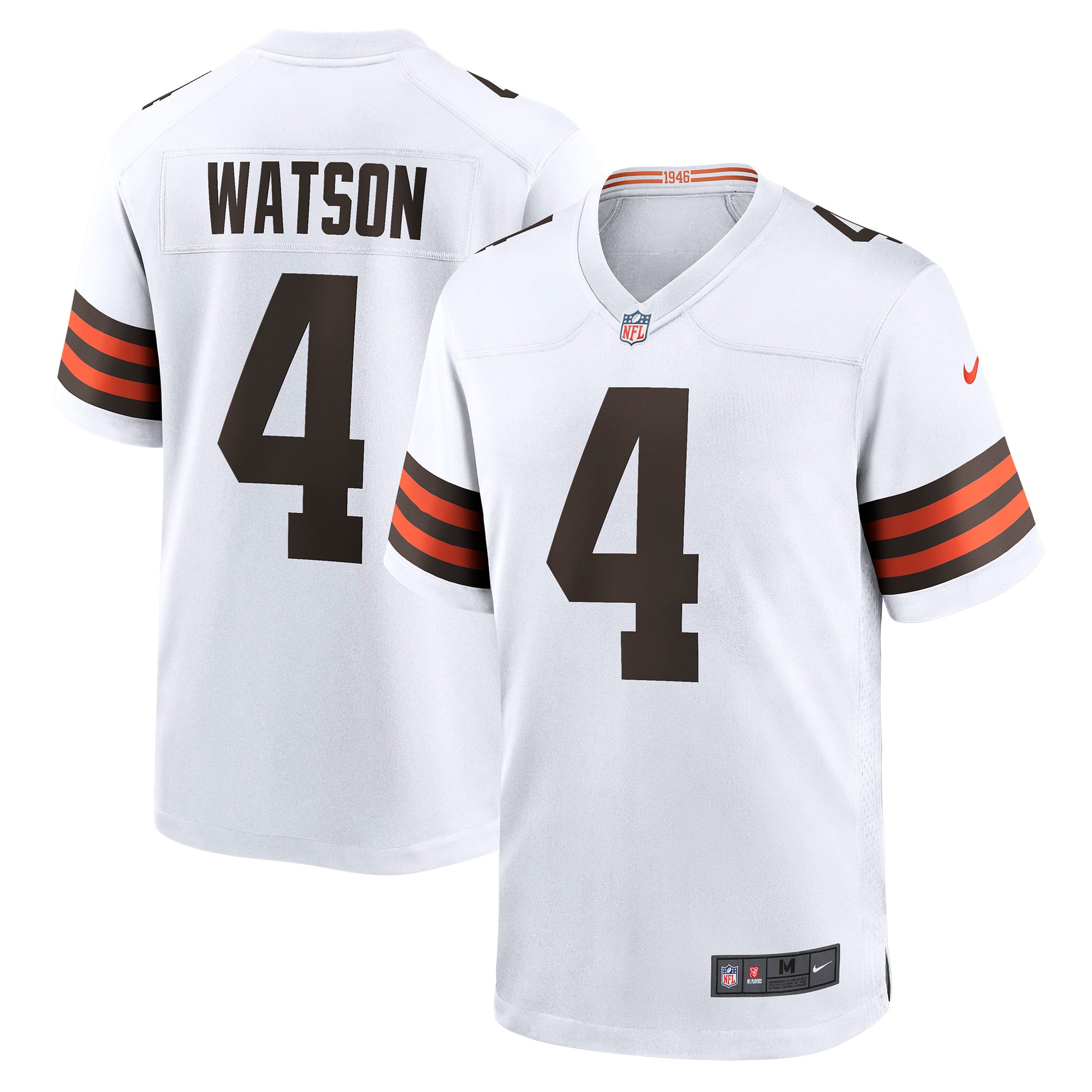 Women's Cleveland Browns White Game Jersey
