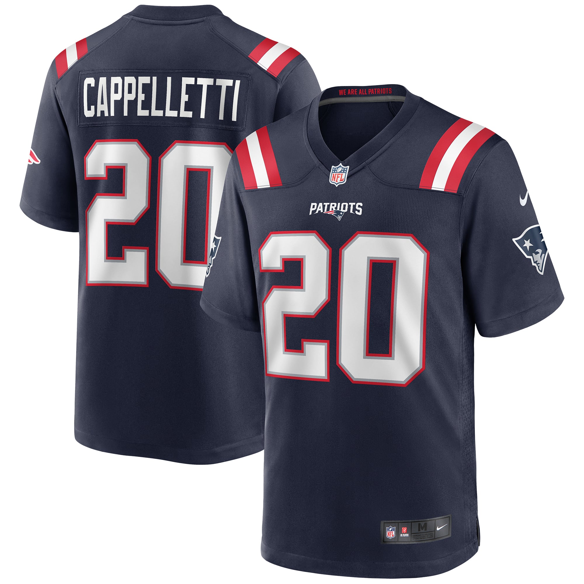 Kids' New England Patriots Navy Player Jersey