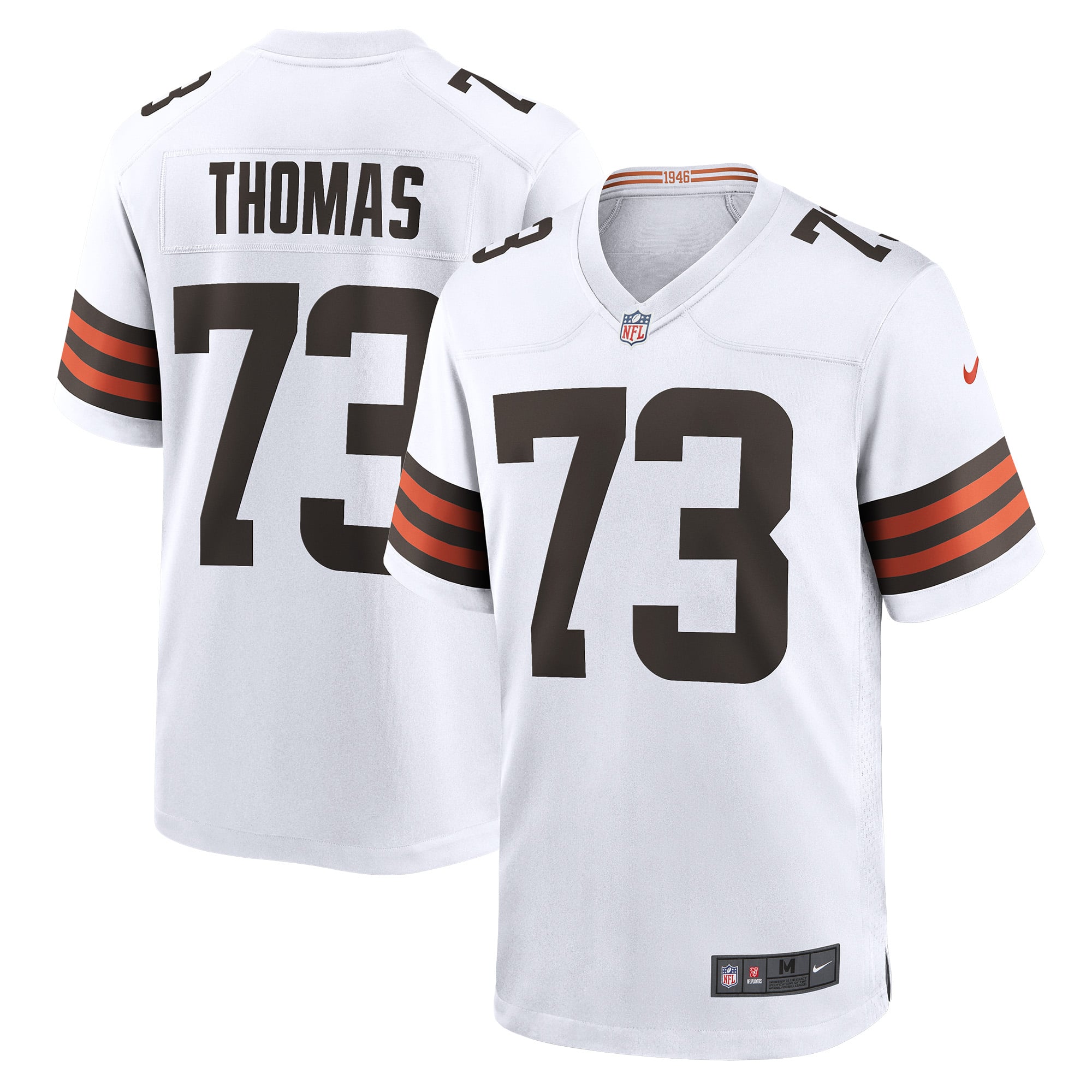Women's Cleveland Browns White Player Jersey