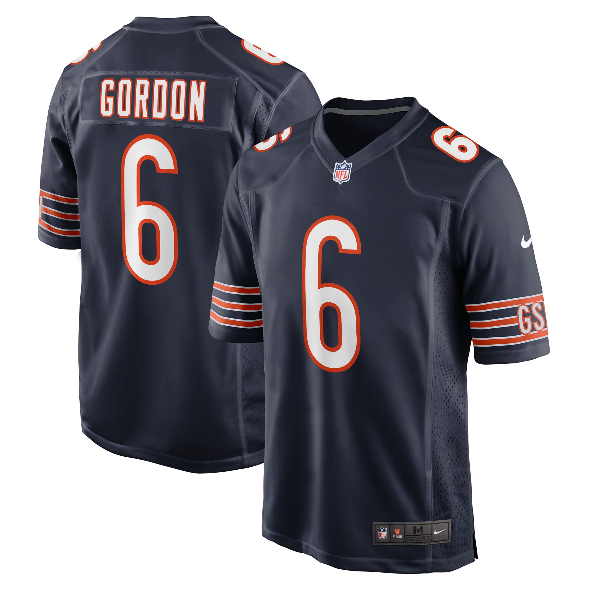 Kids' Chicago Bears Navy Player Jersey