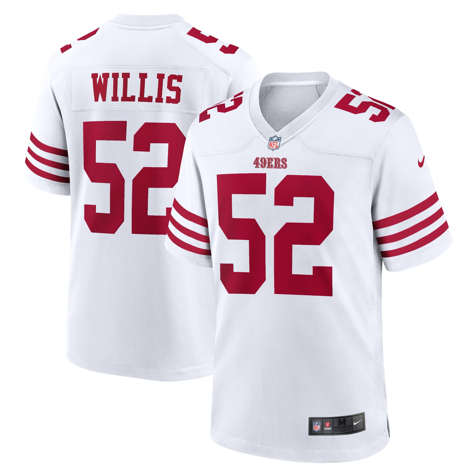 Kids' San Francisco 49ers White Player Jersey