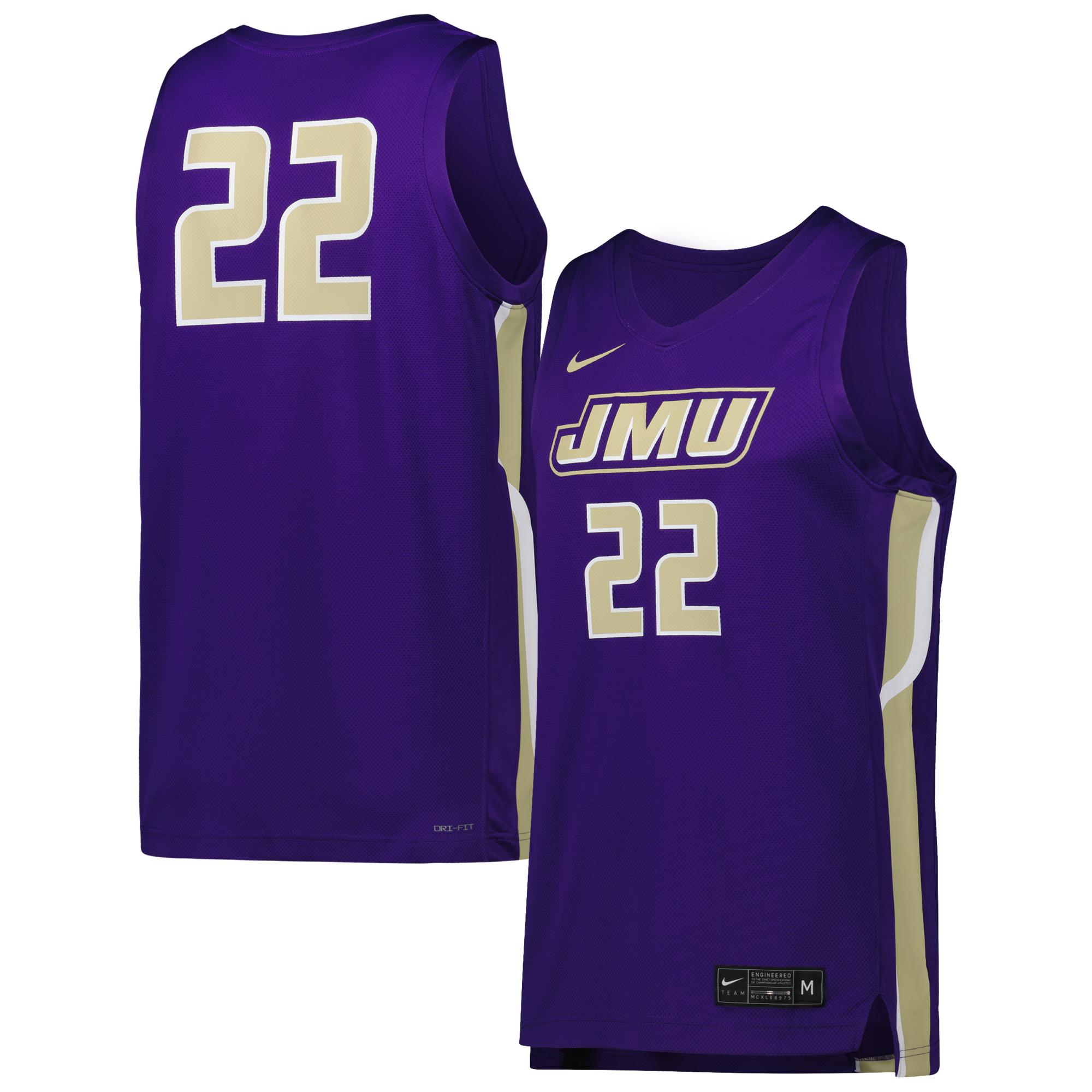 Men's James Madison Dukes Purple Replica Jersey