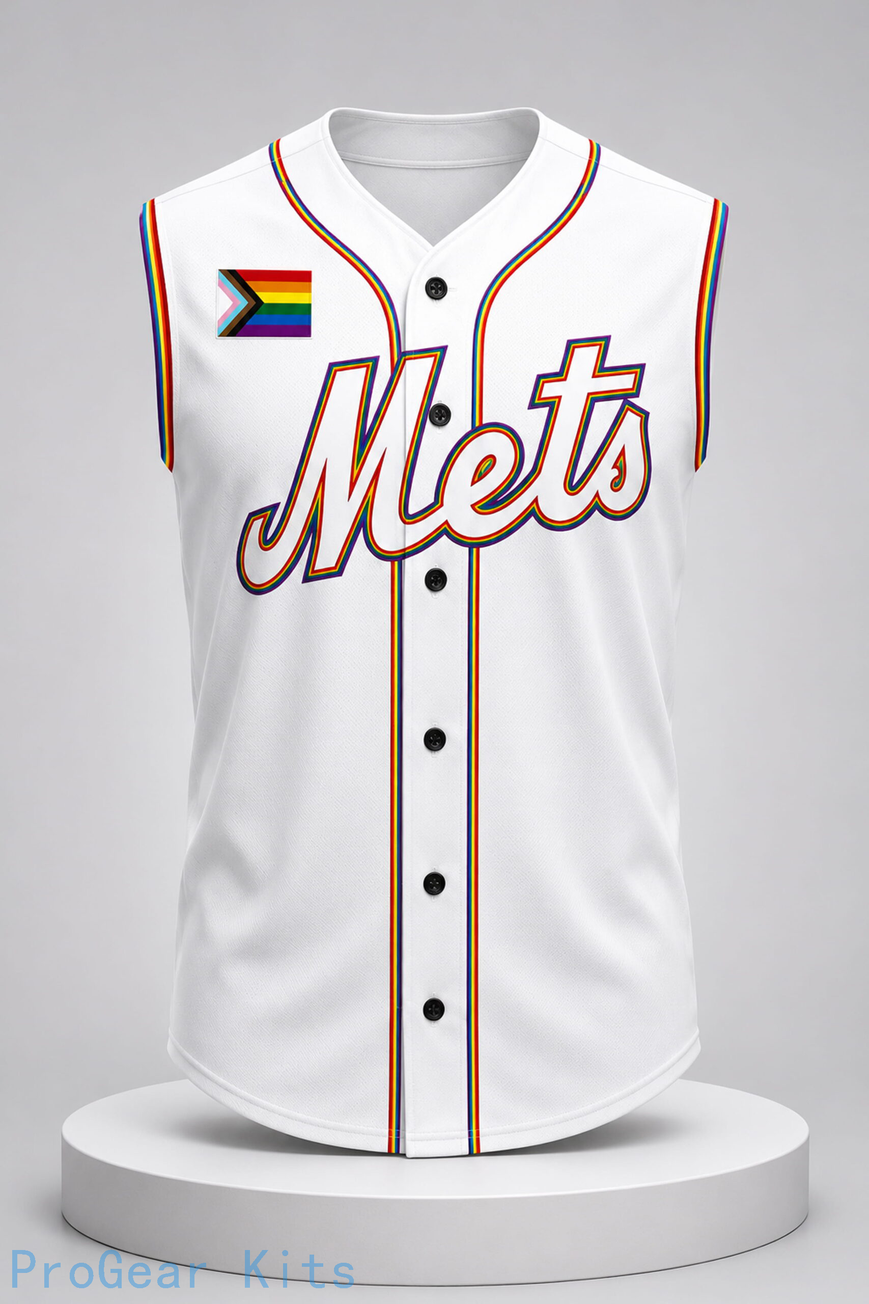 Kids' Mets Giveaway 2026 Pride Jersey