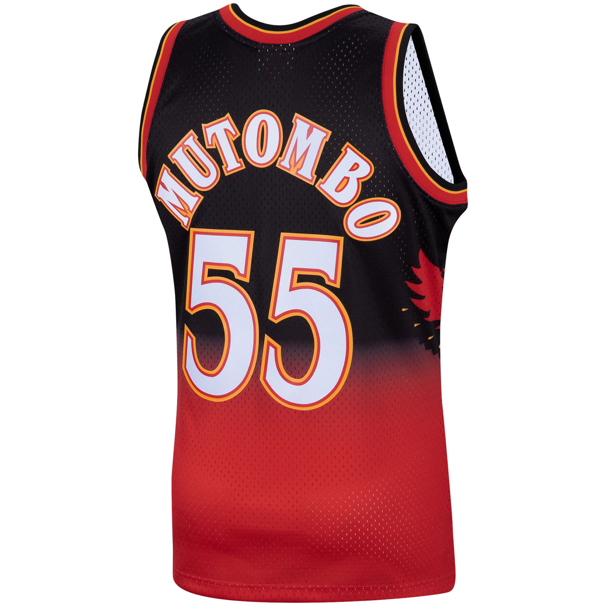 Dikembe Mutombo Atlanta Hawks Scarlet Jersey - Men's