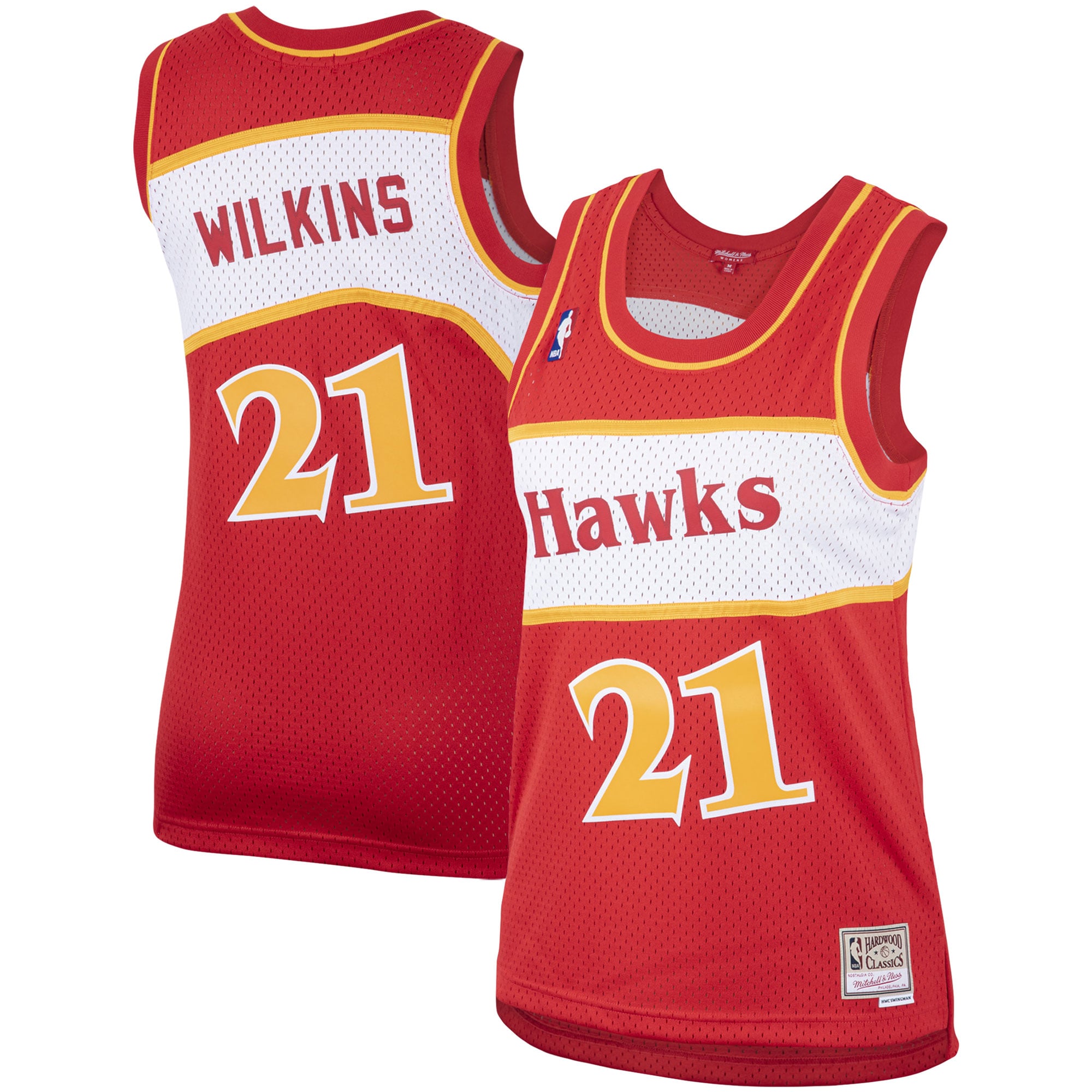 Dominique Wilkins Atlanta Hawks Red Basketball Shirt - Youth