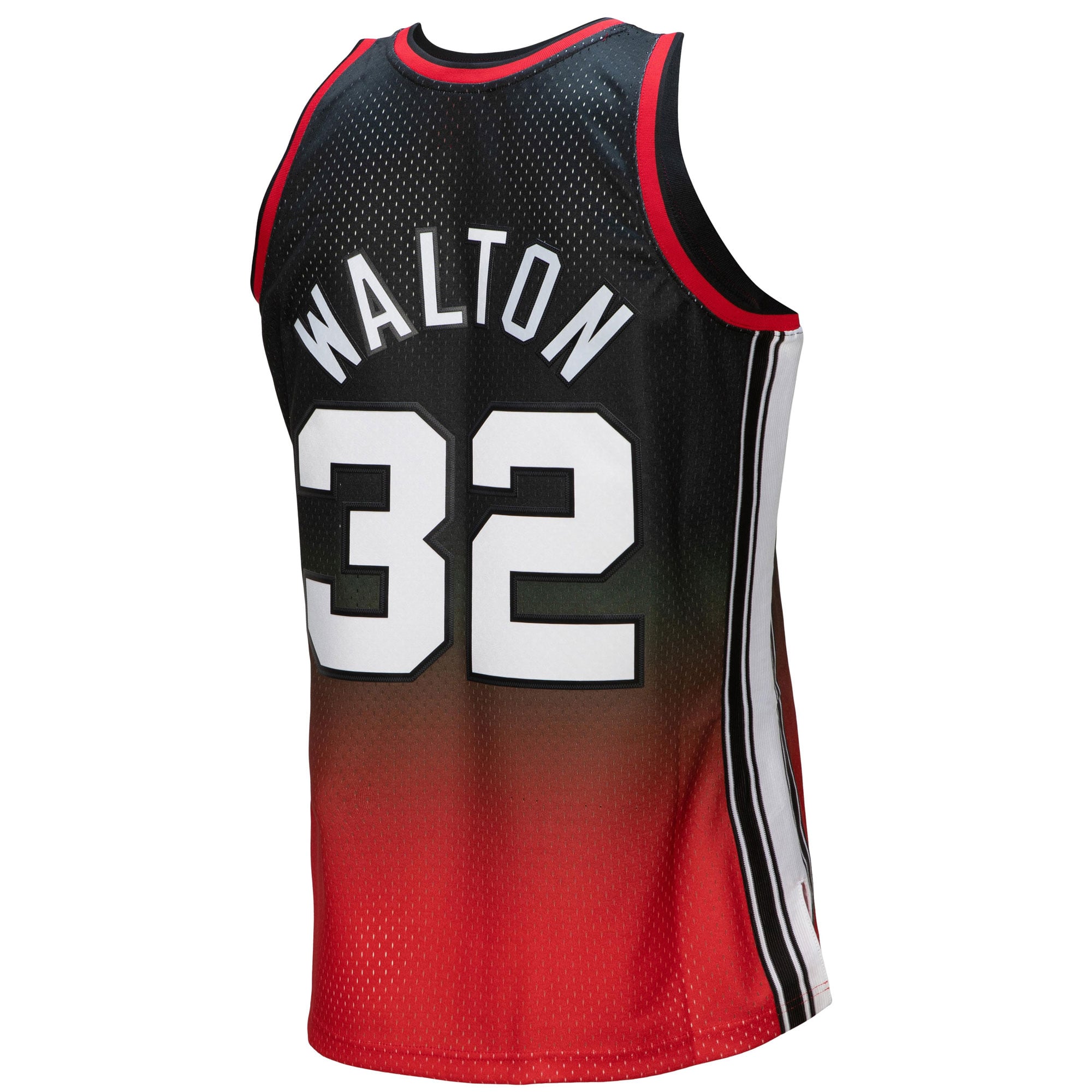 Bill Walton Portland Trail Blazers Red Black Shirt - Youth