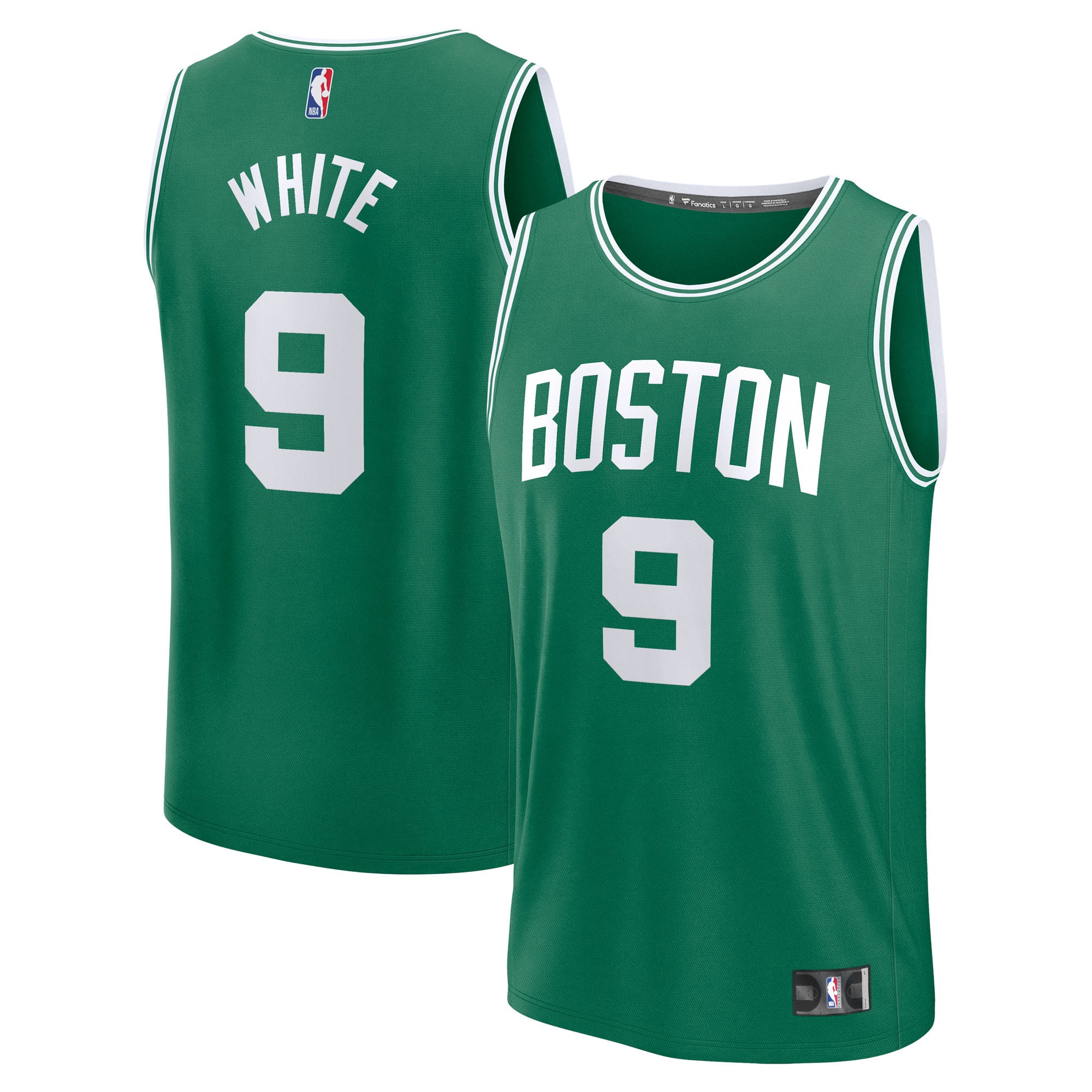 Boston Celtics White Kelly Basketball Jersey - Women's