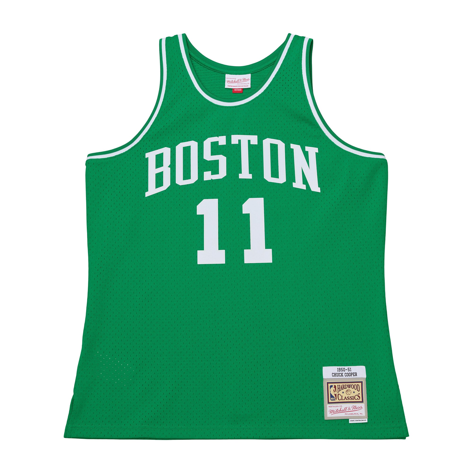 Chuck Cooper Boston Celtics Kelly Green Jersey - Men's