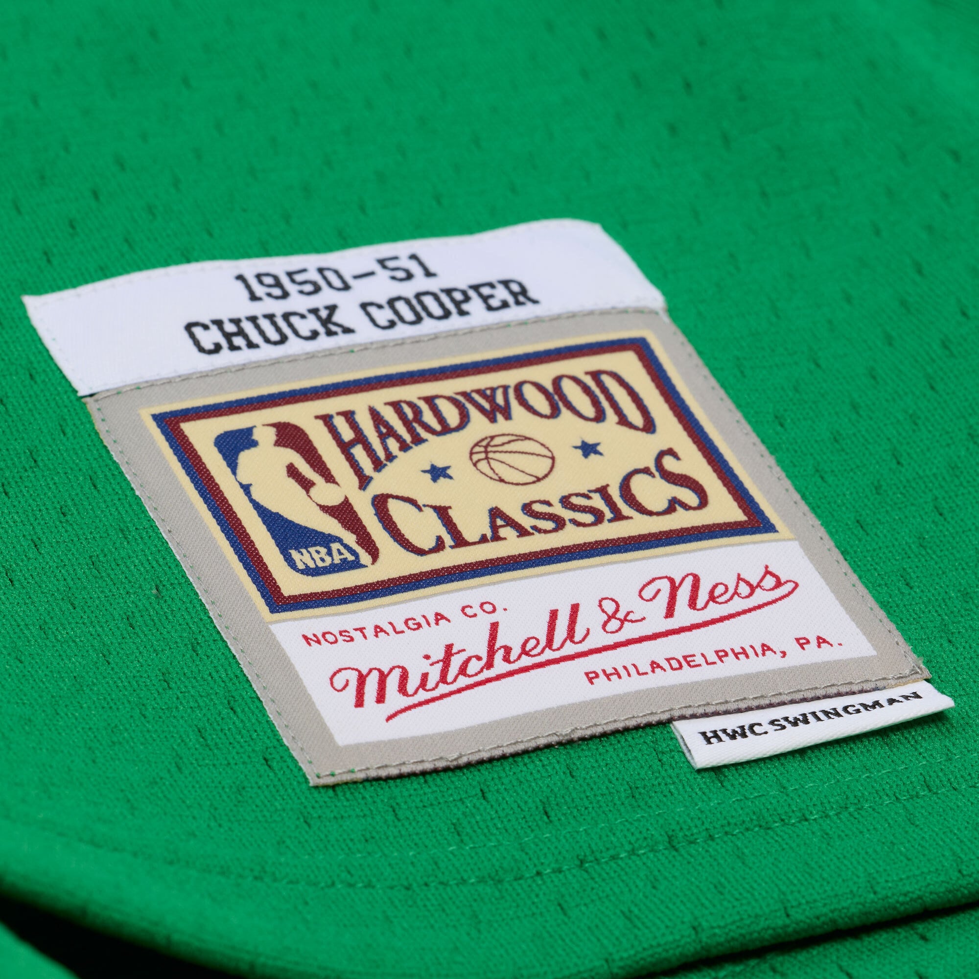 Chuck Cooper Boston Celtics Kelly Green Jersey - Men's