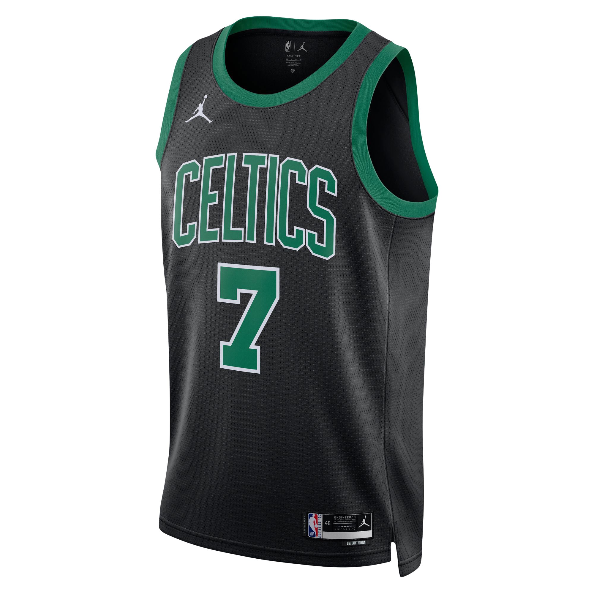 Boston Celtics Brown Black Basketball Jersey - Women's