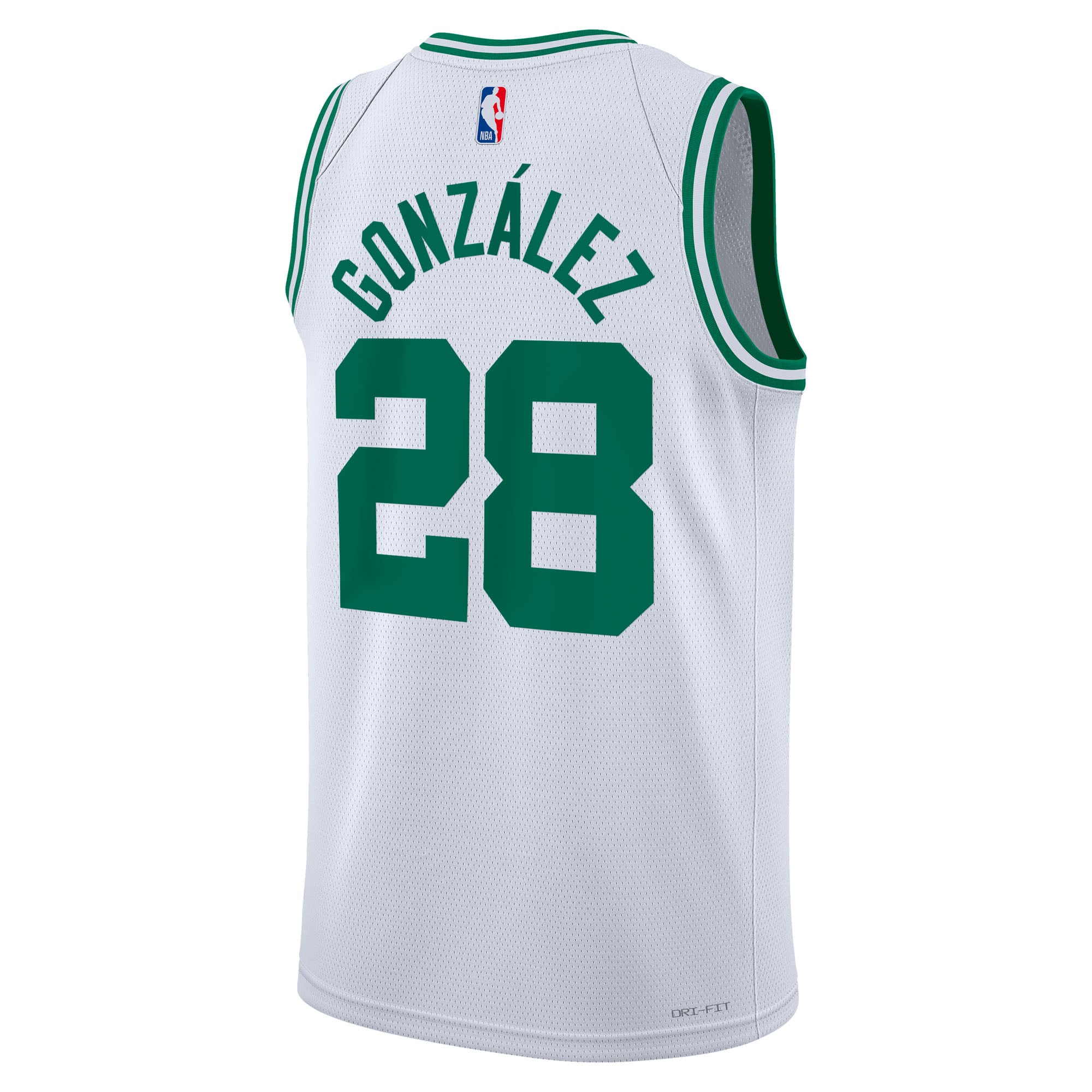 Boston Celtics White Basketball Shirt - Men's