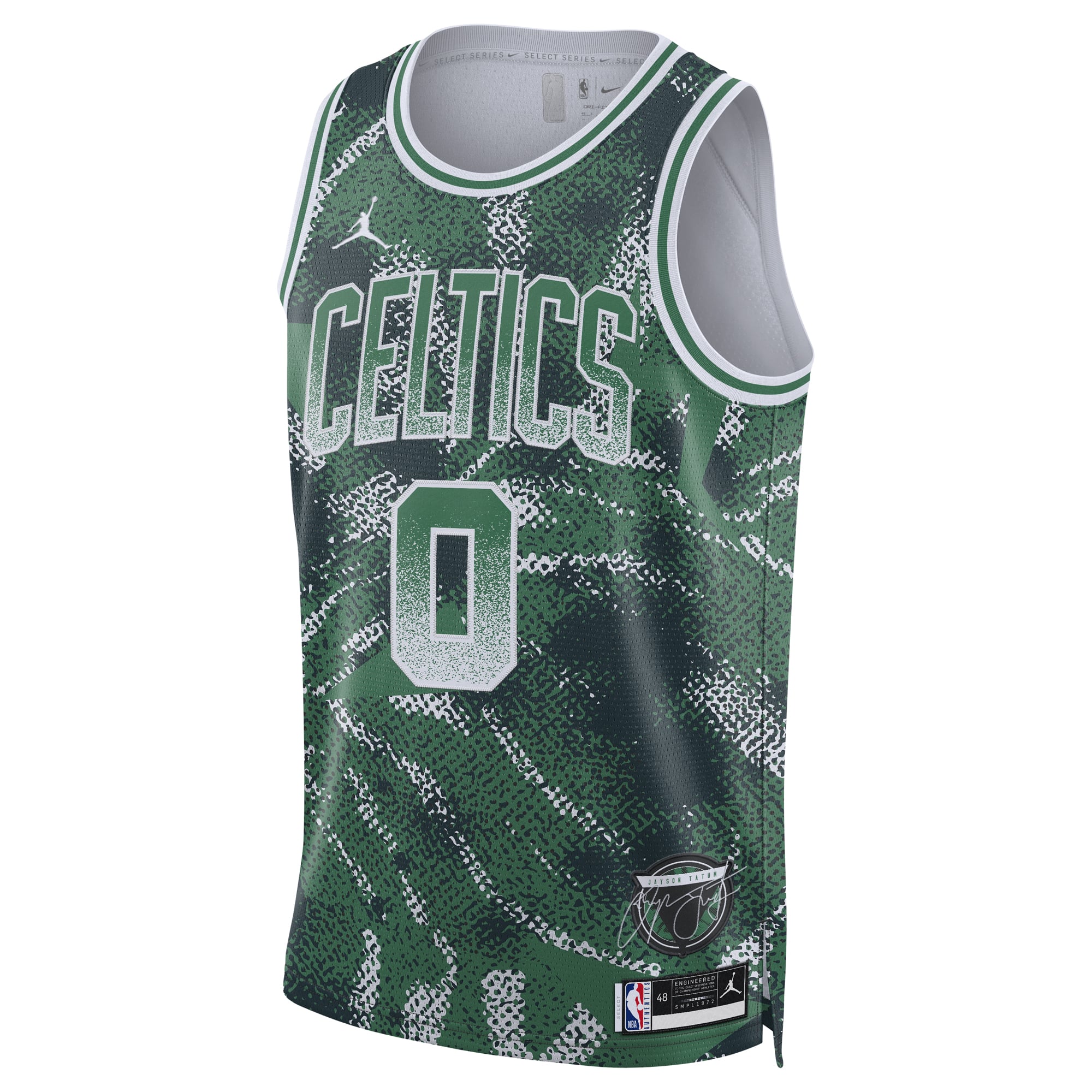 Jayson Tatum Boston Celtics Green Jersey - Women's