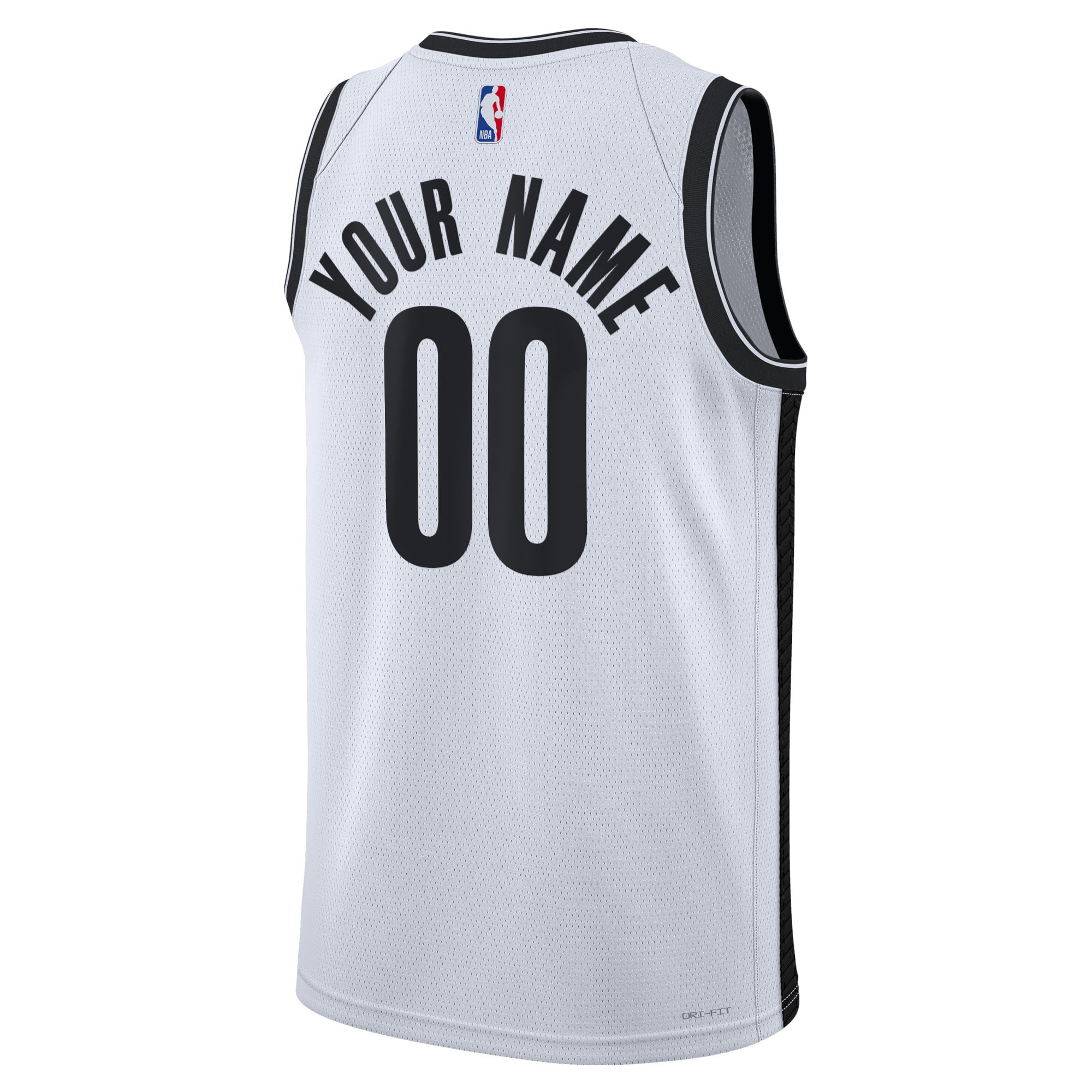 Brooklyn Nets White Basketball Shirt - Women's