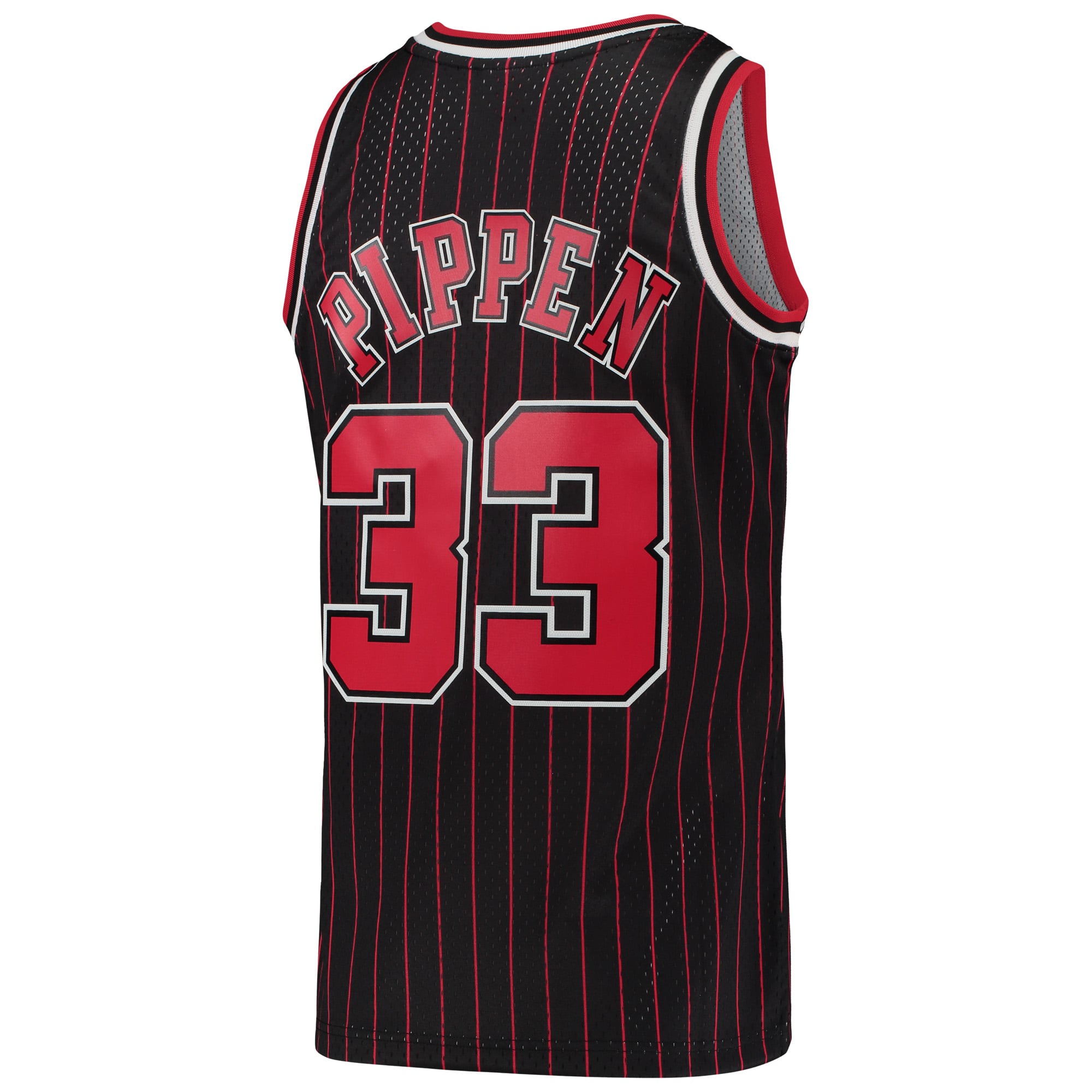 Scottie Pippen Chicago Bulls Black Basketball Shirt - Men's