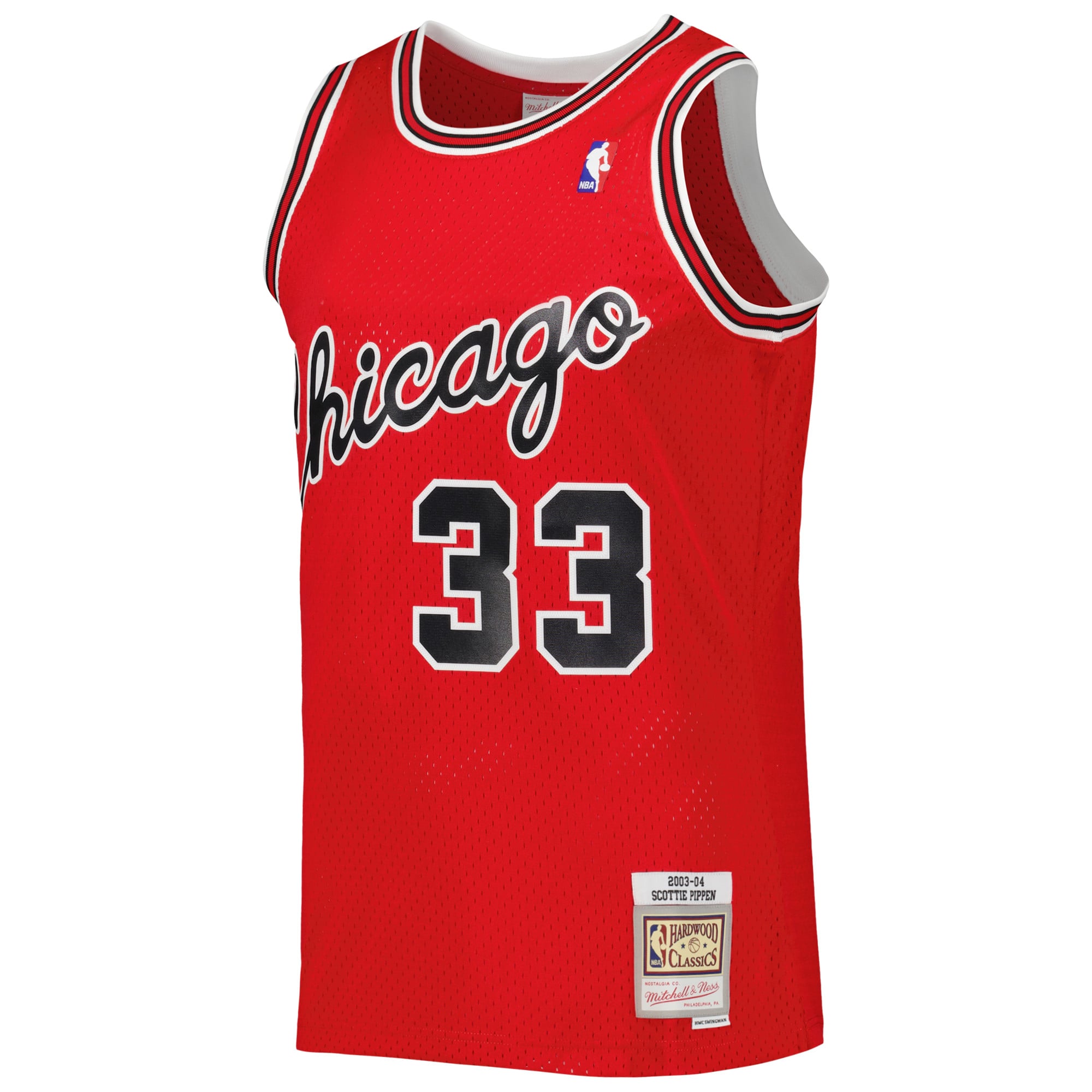 Scottie Pippen Chicago Bulls Red Basketball Jersey - Men's
