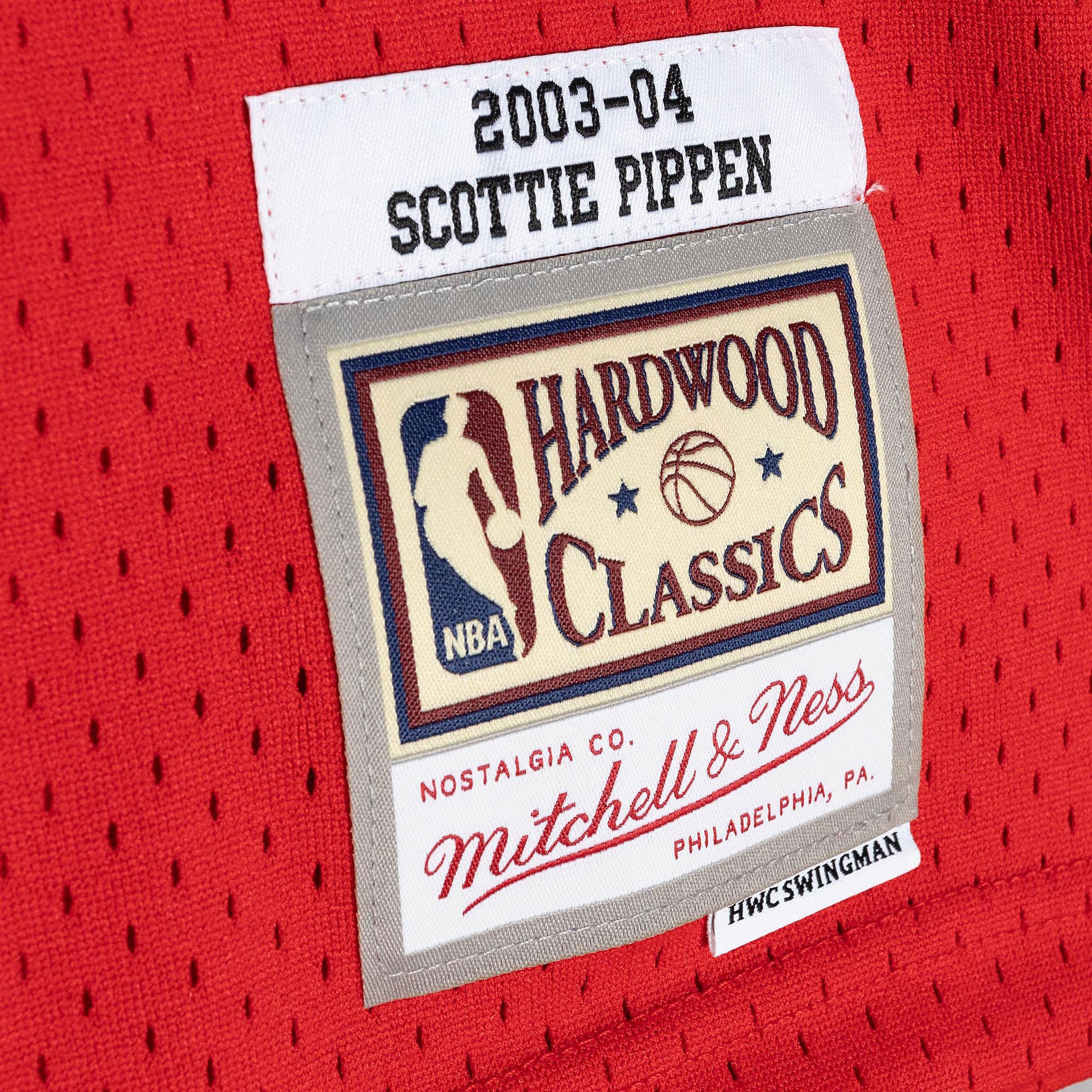Scottie Pippen Chicago Bulls Red Basketball Jersey - Men's
