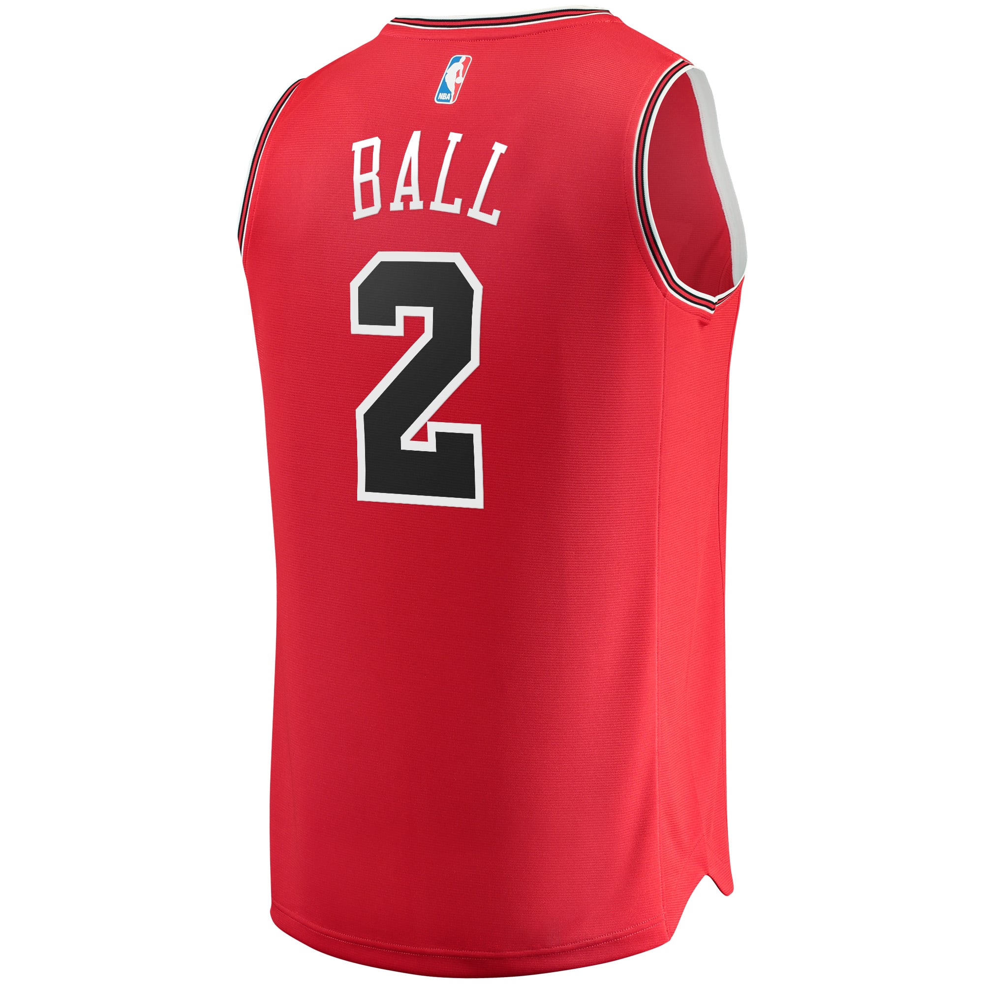 Lonzo Ball Chicago Bulls Red Basketball Shirt - Men's